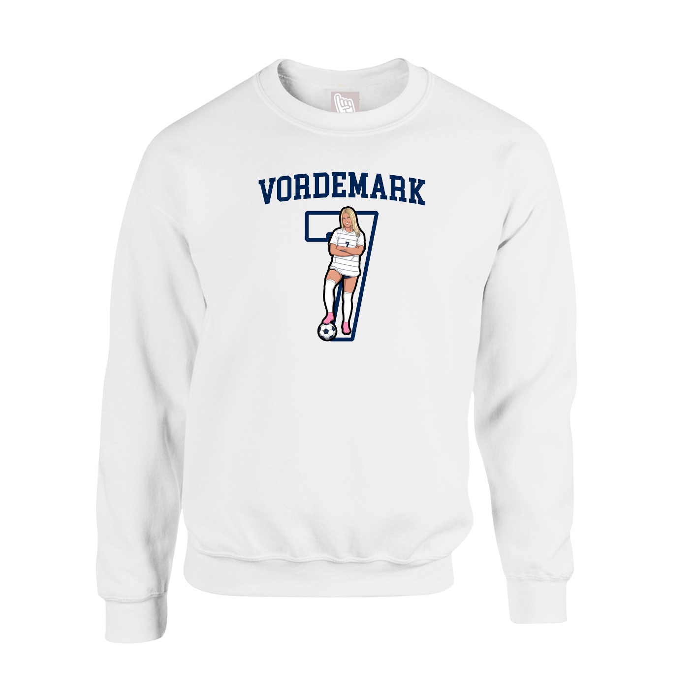 Fleece Crew — Shirsey in White