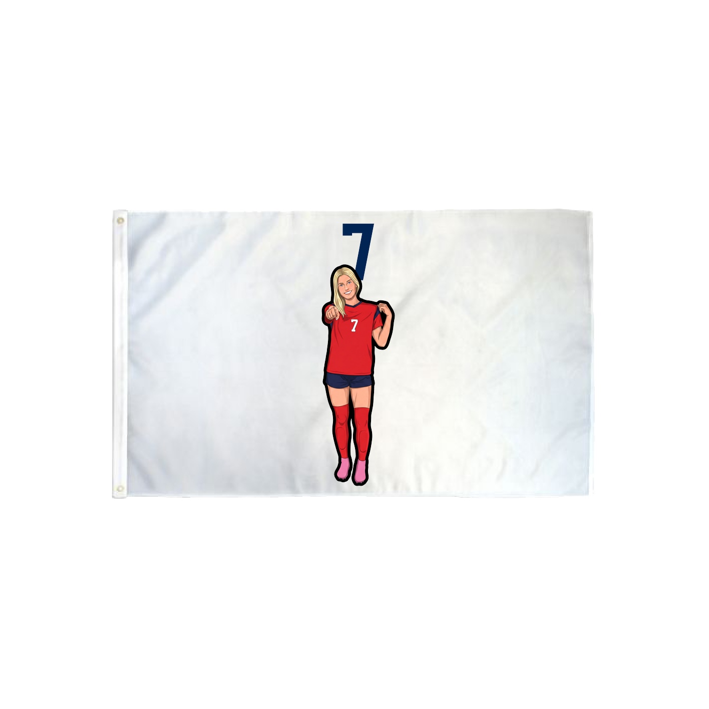 3x5 Flag — Number Top in Classic