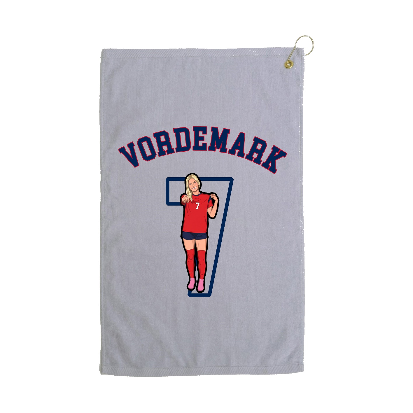 Golf Towel — Shirsey Arch in Grey
