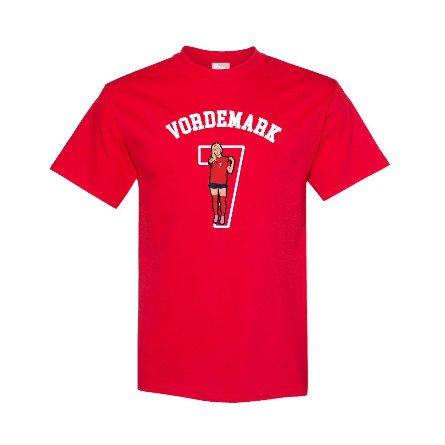 Youth Tee — Shirsey Arch in Red