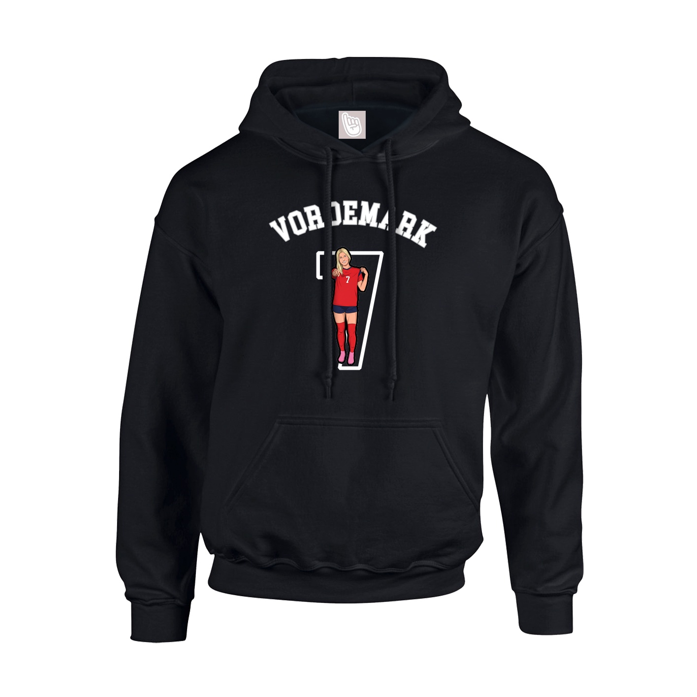 Youth Hoodie — Shirsey Arch in Black