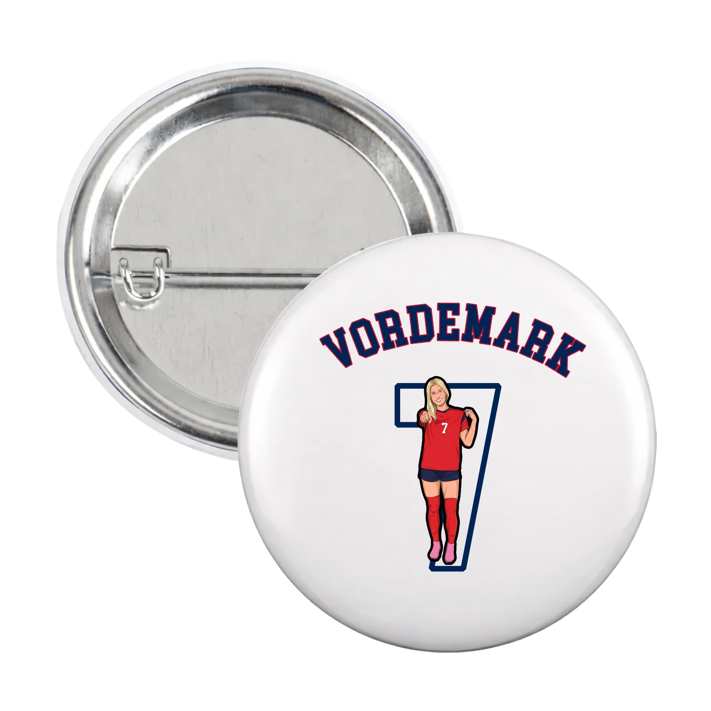 Game Day Button — Shirsey Arch in White
