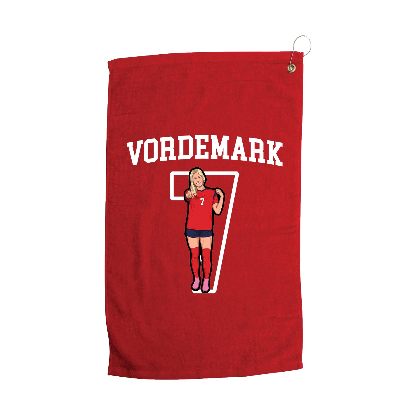 Golf Towel — Shirsey in Red
