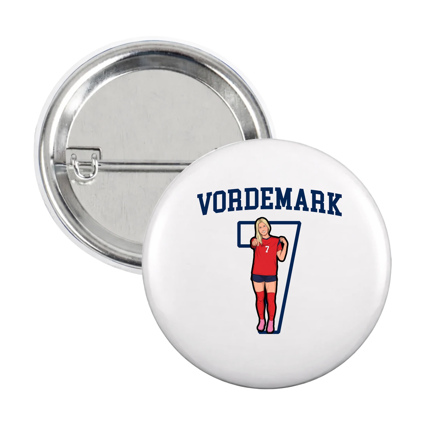 Game Day Button — Shirsey in White