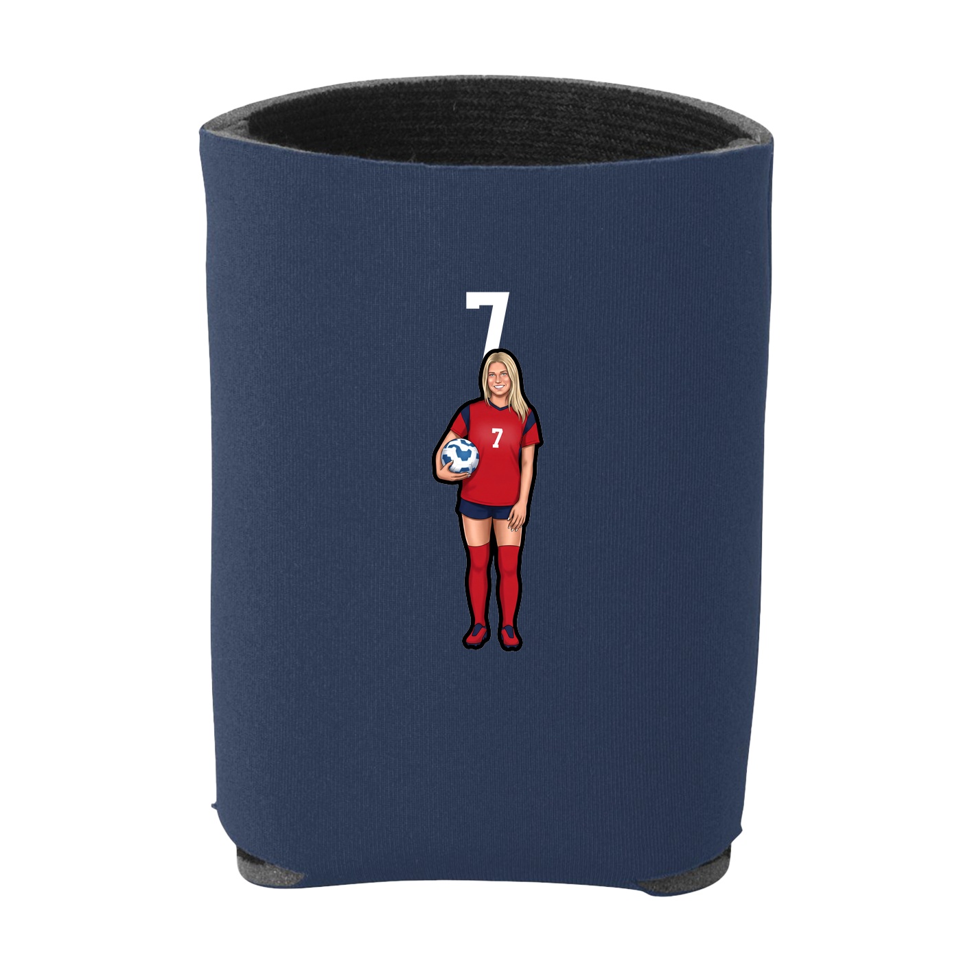 Can Holder — Number Top in Navy