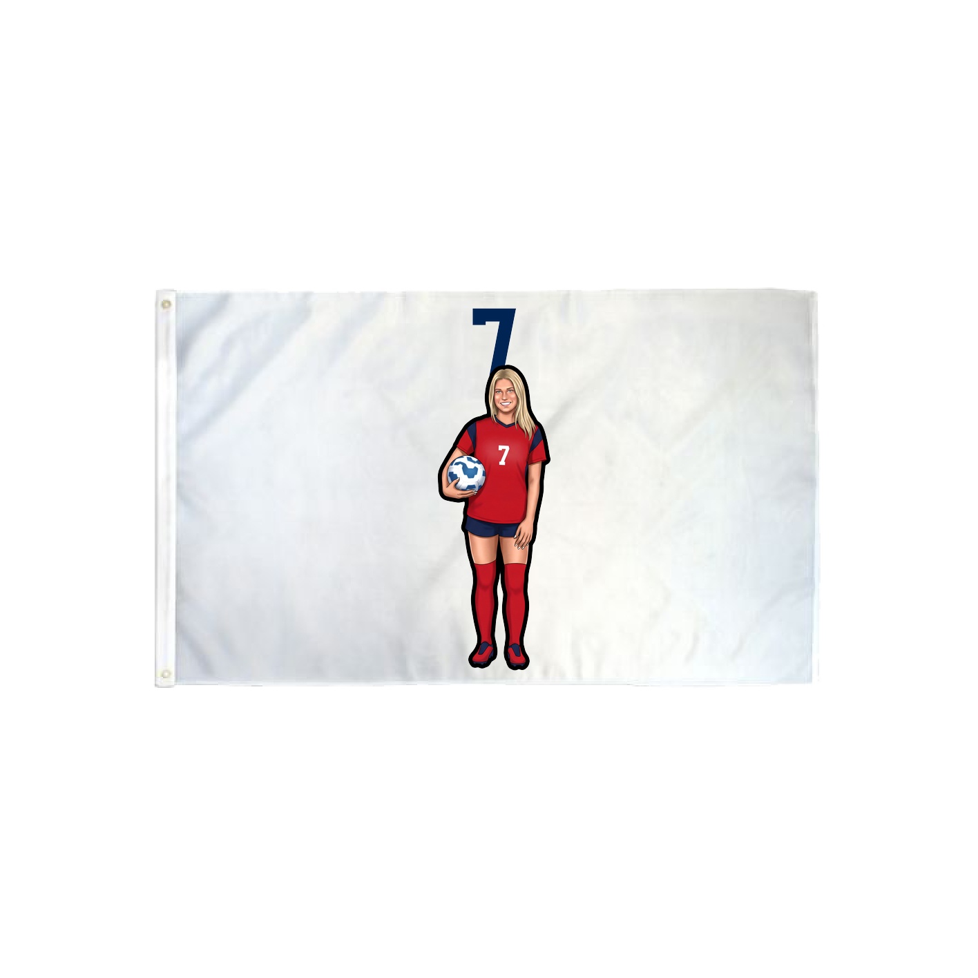 3x5 Flag — Number Top in Classic