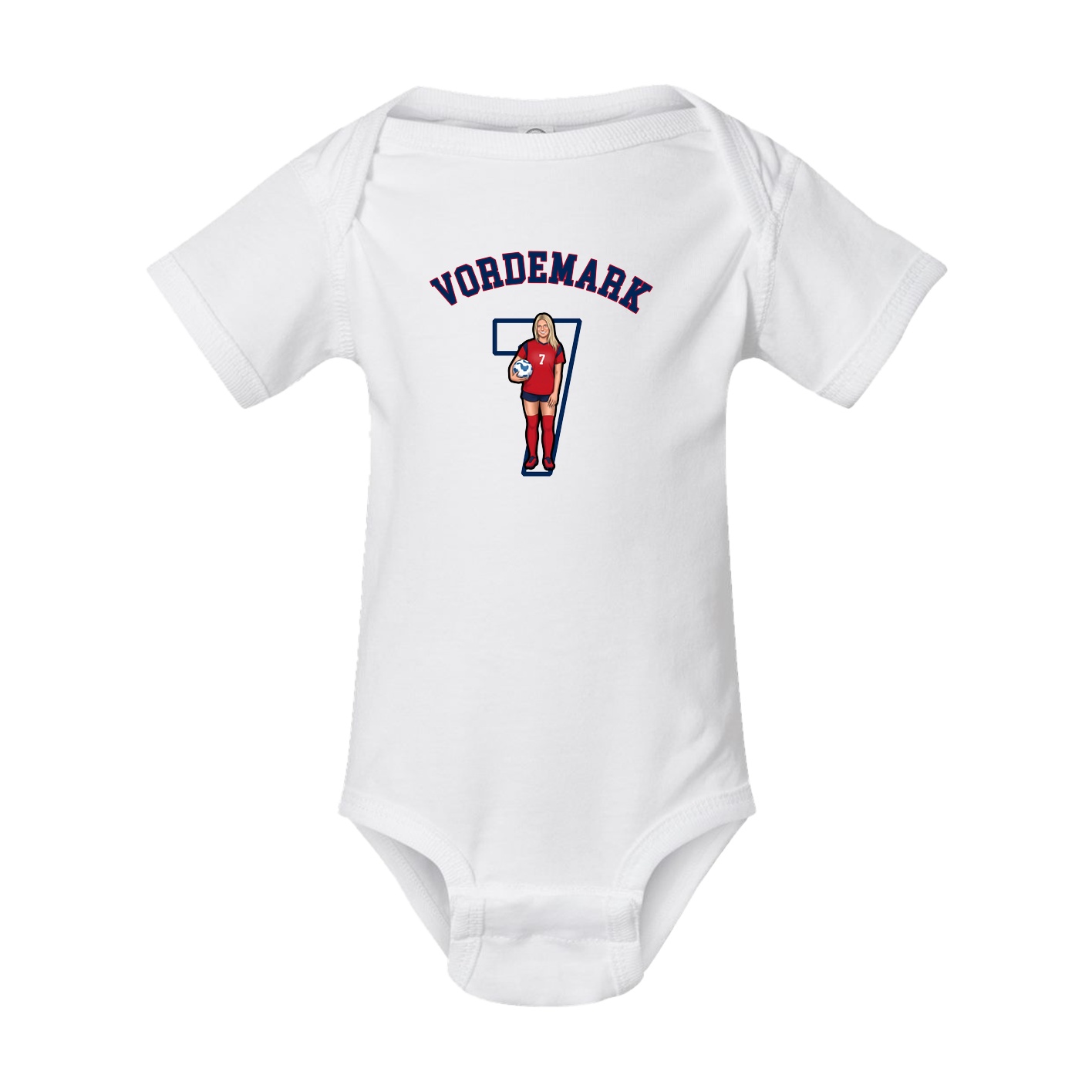 Baby Onesie — Shirsey Arch in White