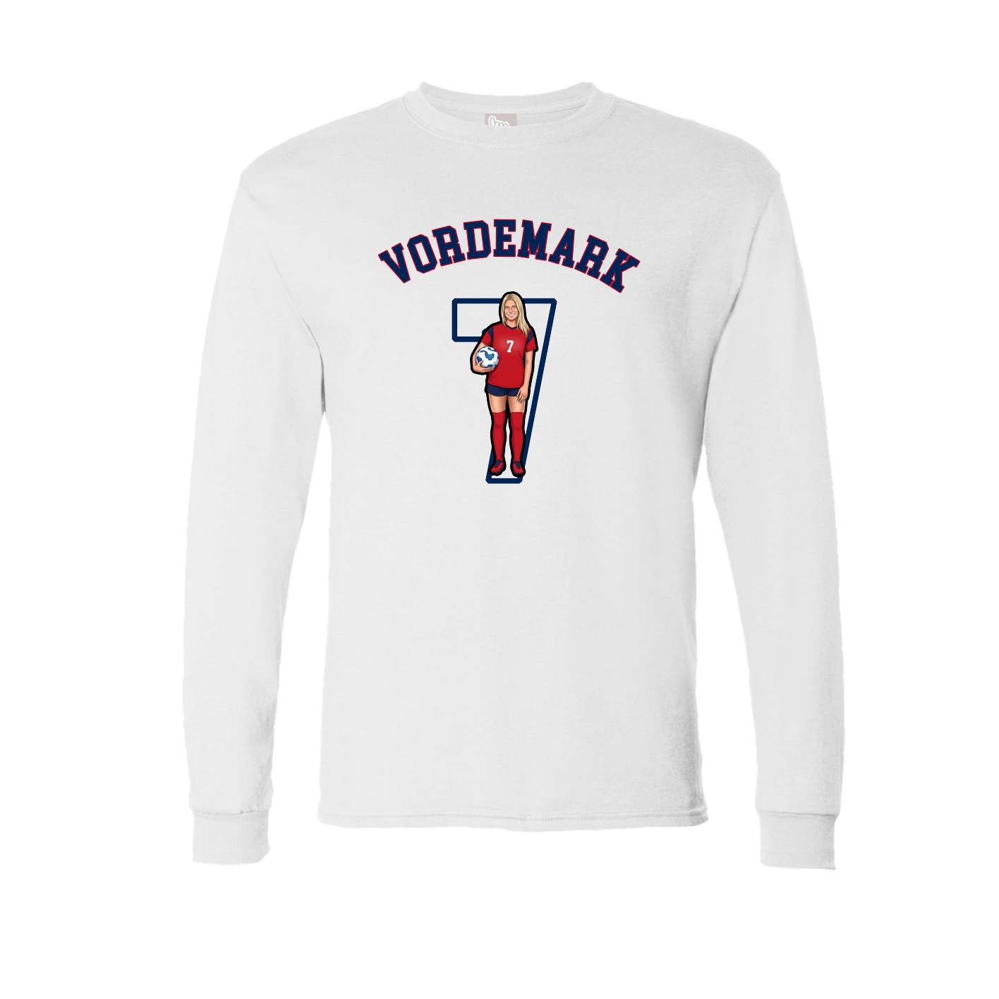 Long Sleeve Tee — Shirsey Arch in White