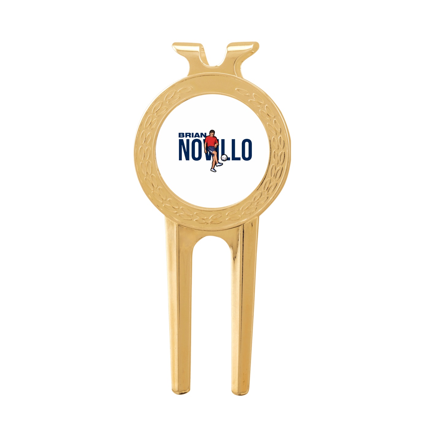 Divot Tool with Ball Marker — Player Name in Classic