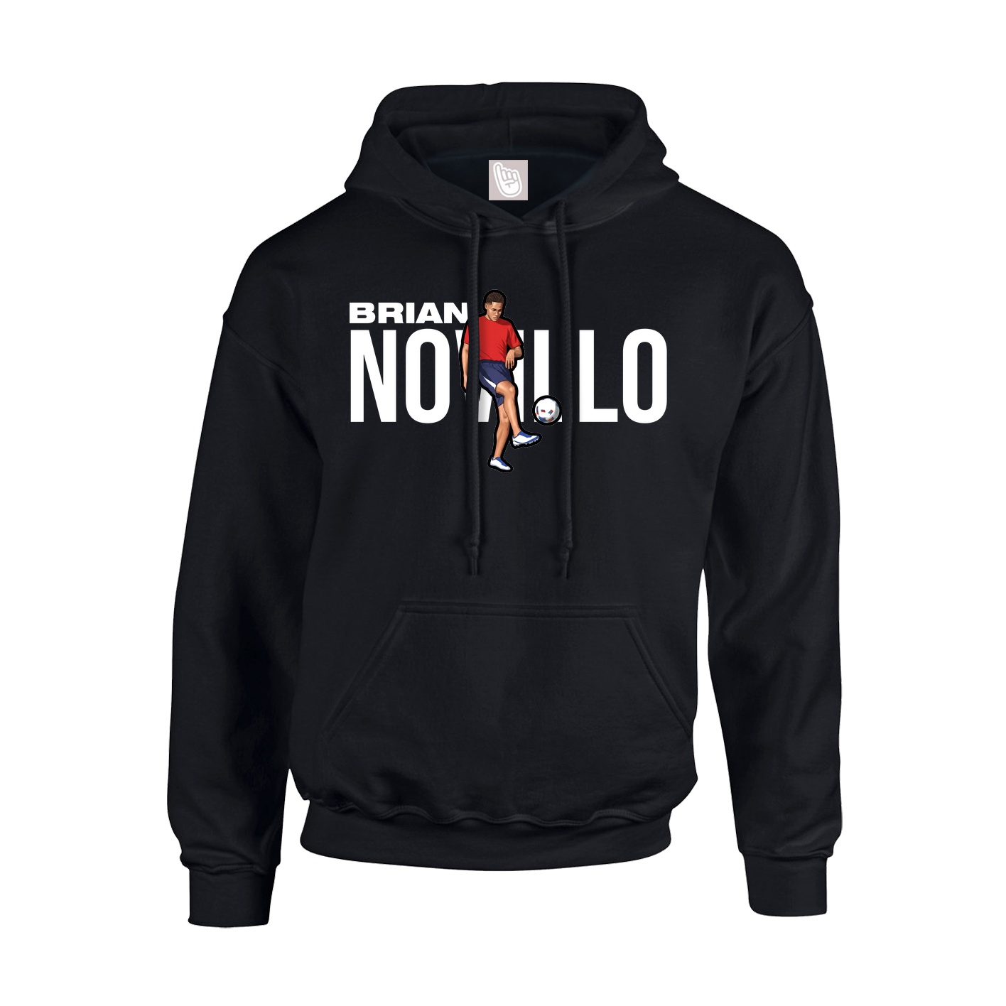 Youth Hoodie — Player Name in Black