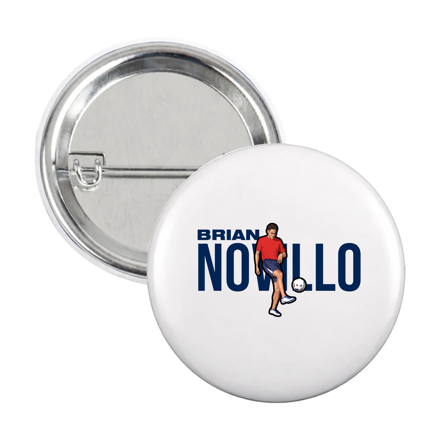 Game Day Button — Player Name in White