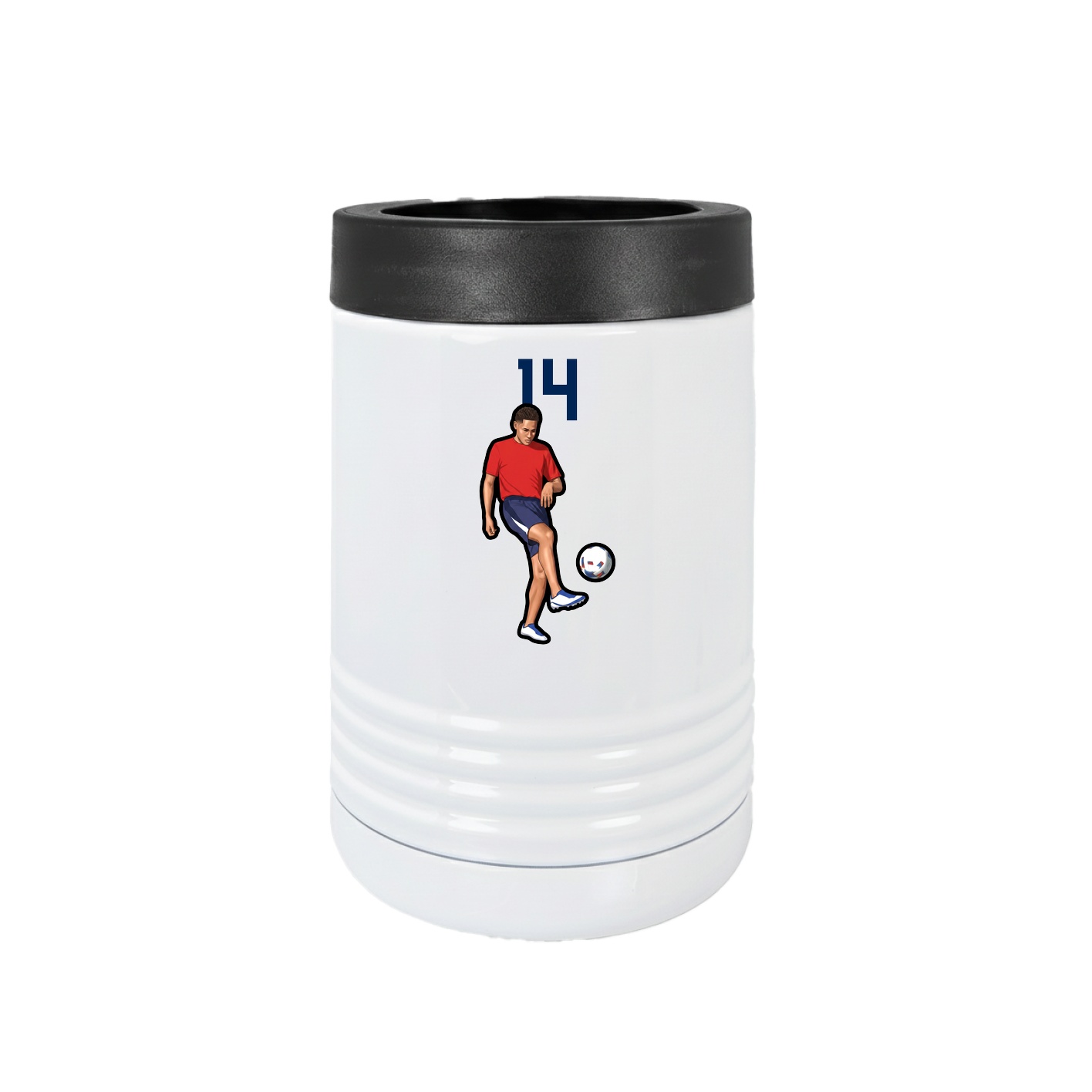 Beverage Holder — Number Top in White