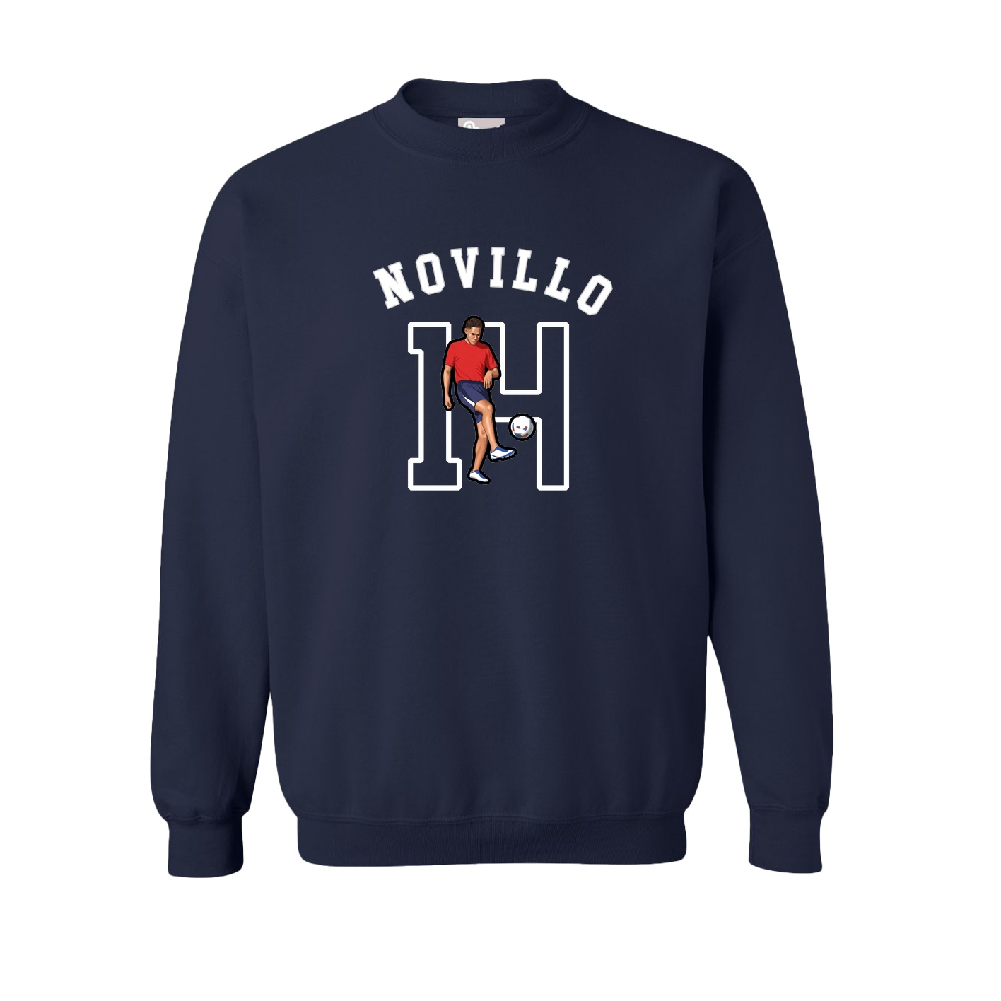 Fleece Crew — Shirsey Arch in Navy