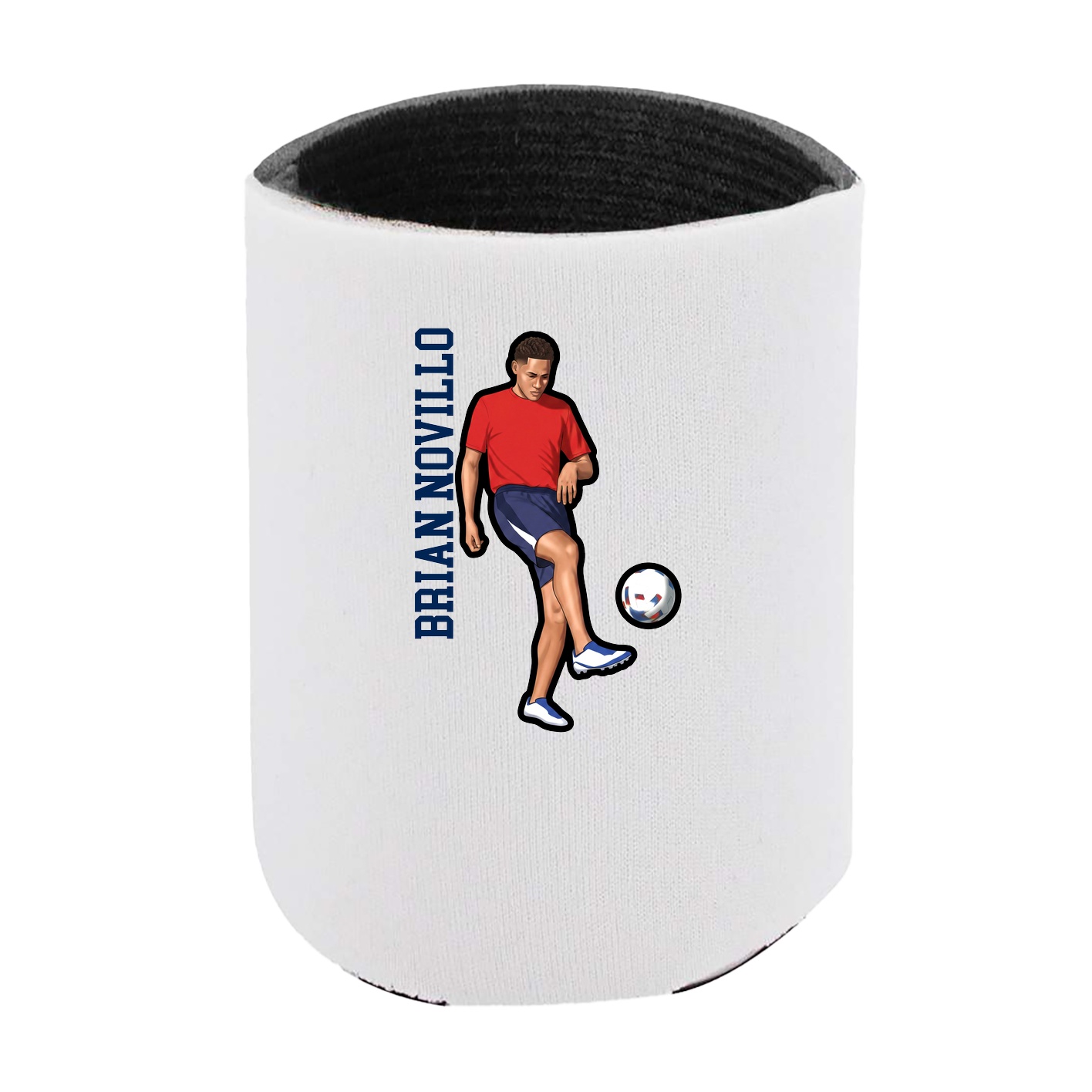 Can Holder — Name Vertical in White