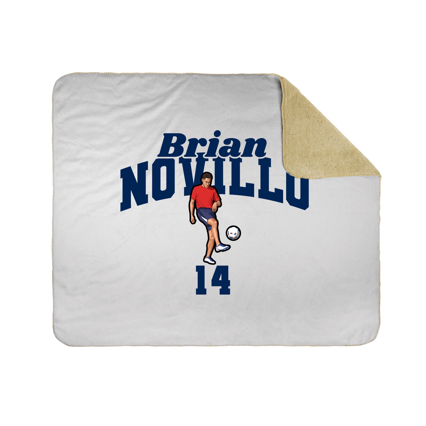 Throw Blanket — Signature Arch in White