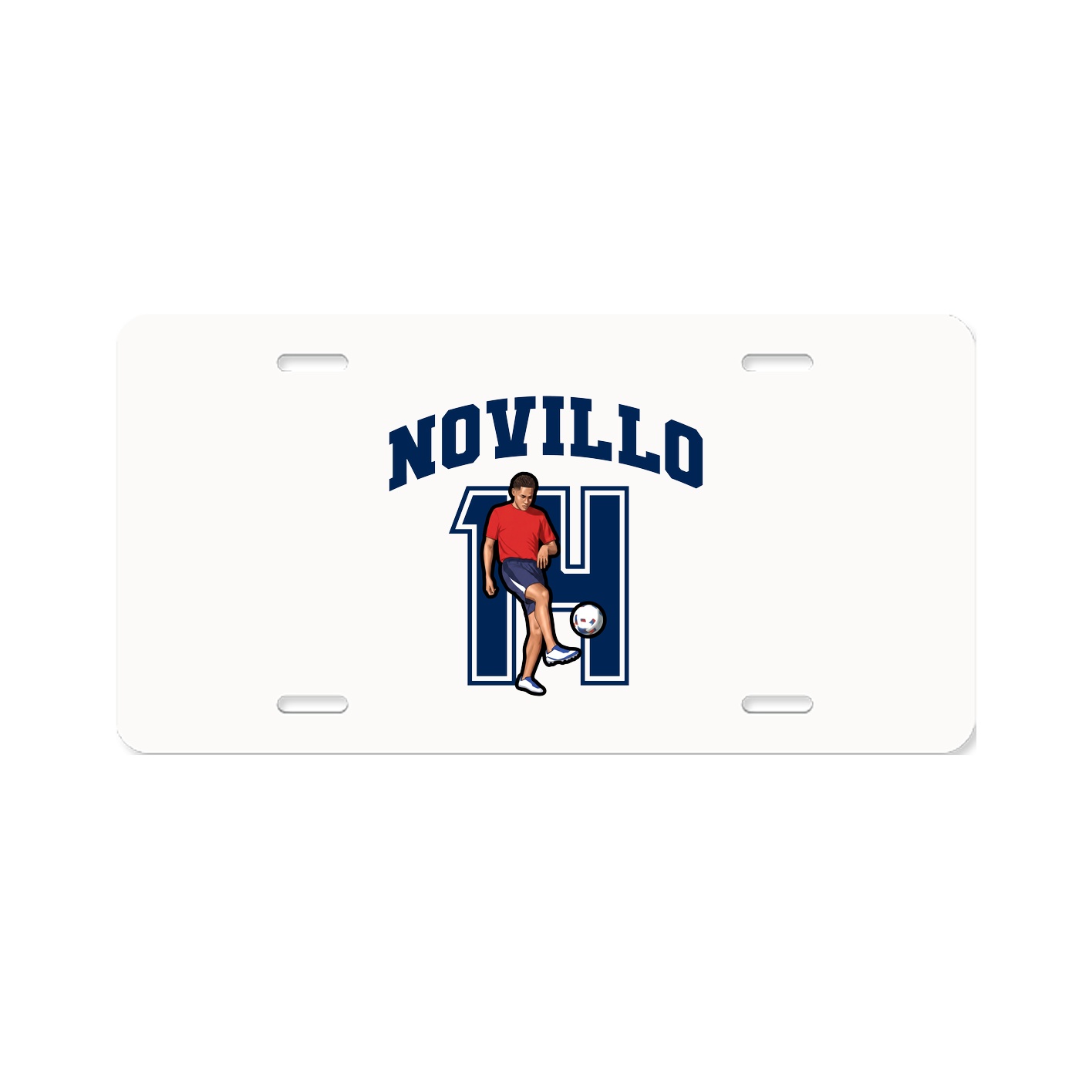 License Plate — Number in Classic
