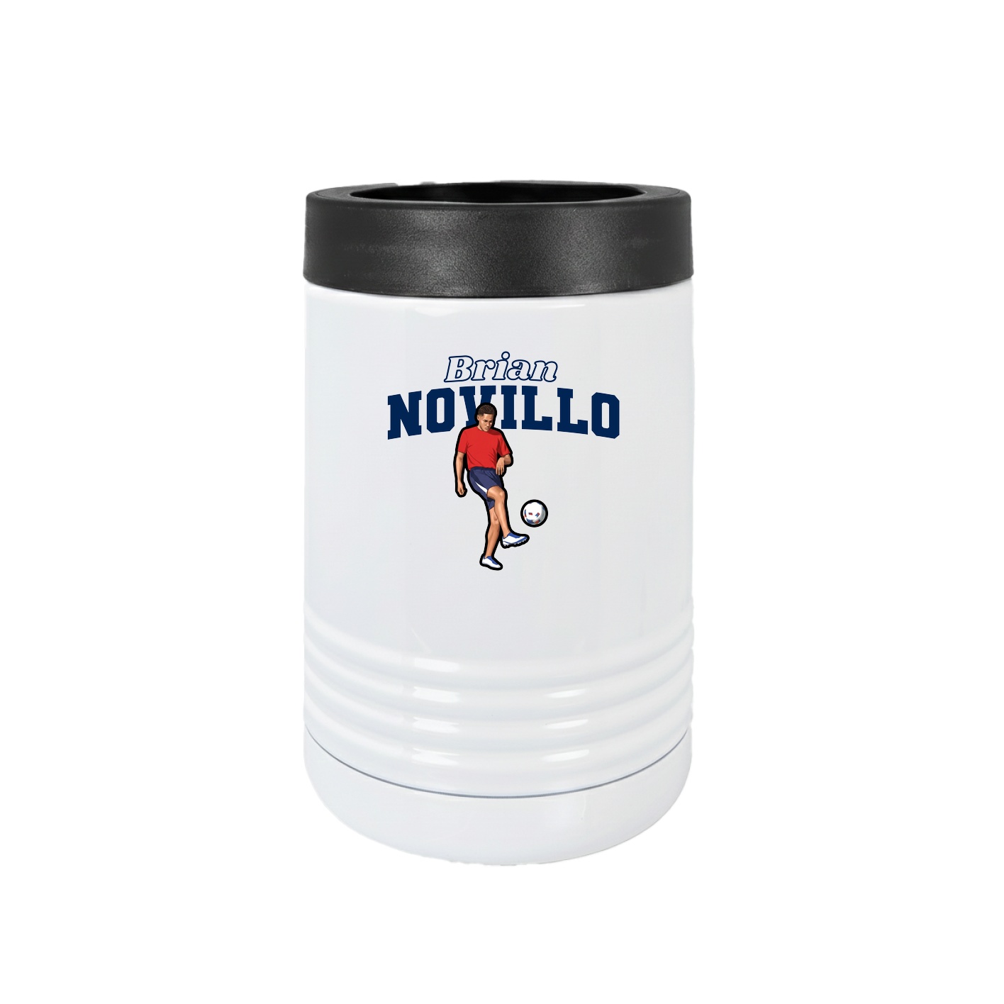 Beverage Holder — Name Arch in White