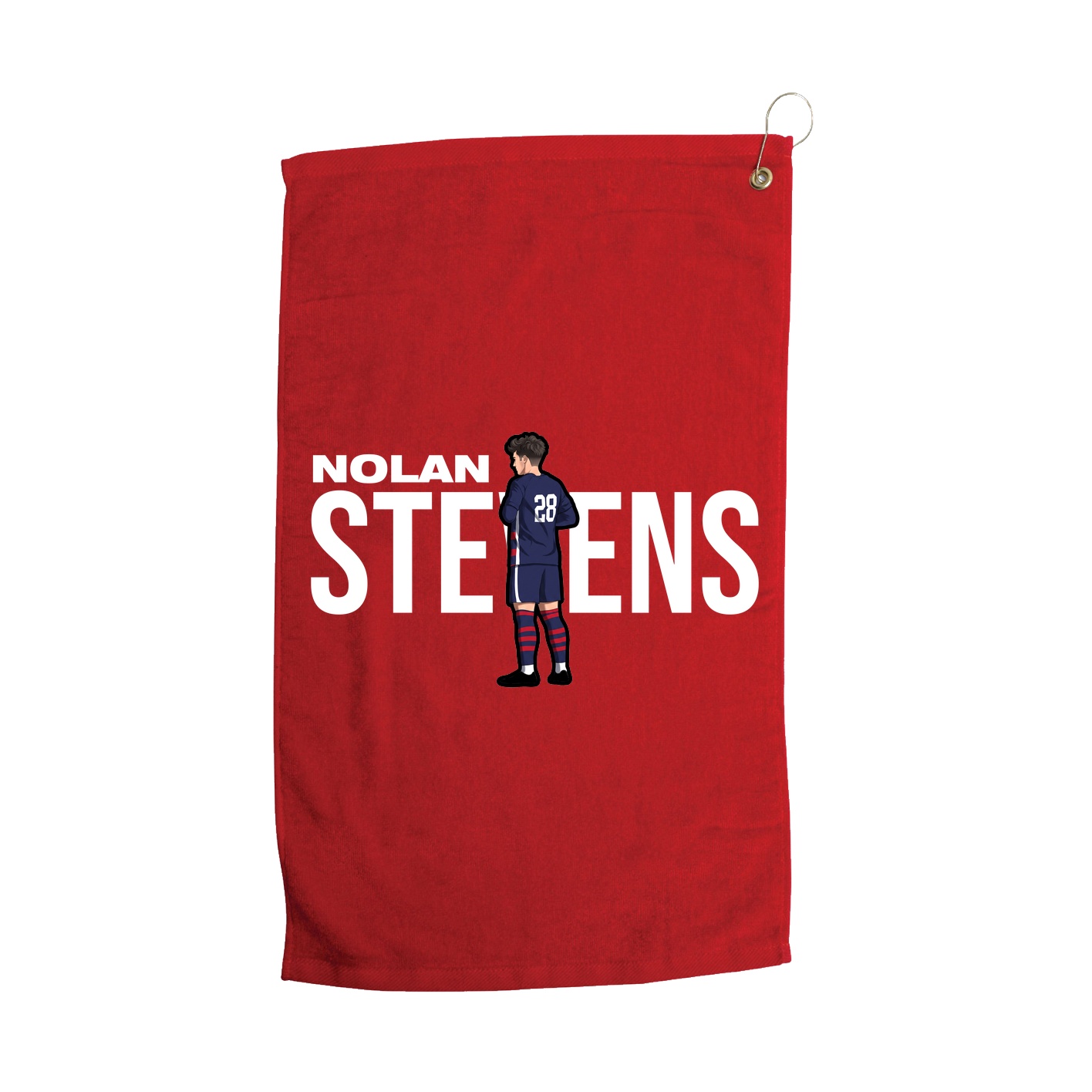 Golf Towel — Player Name in Red