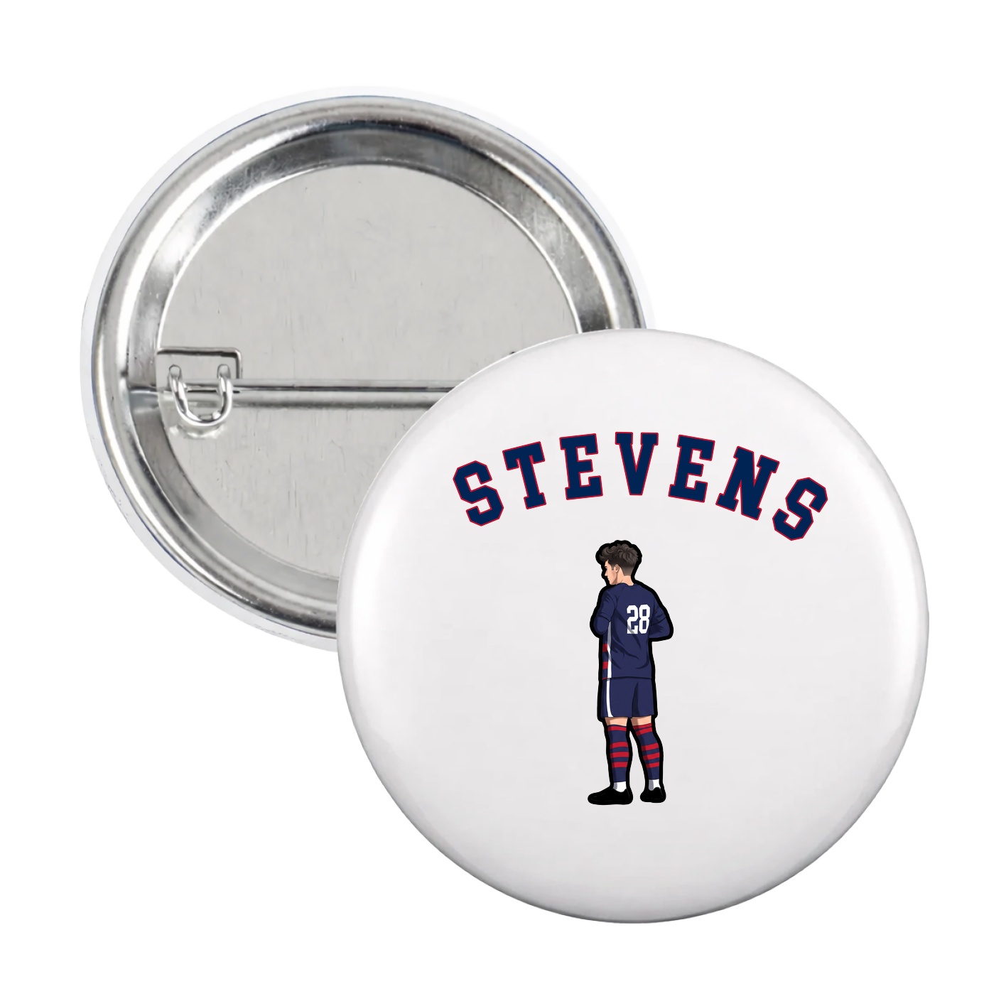 Game Day Button — Shirsey Arch in White