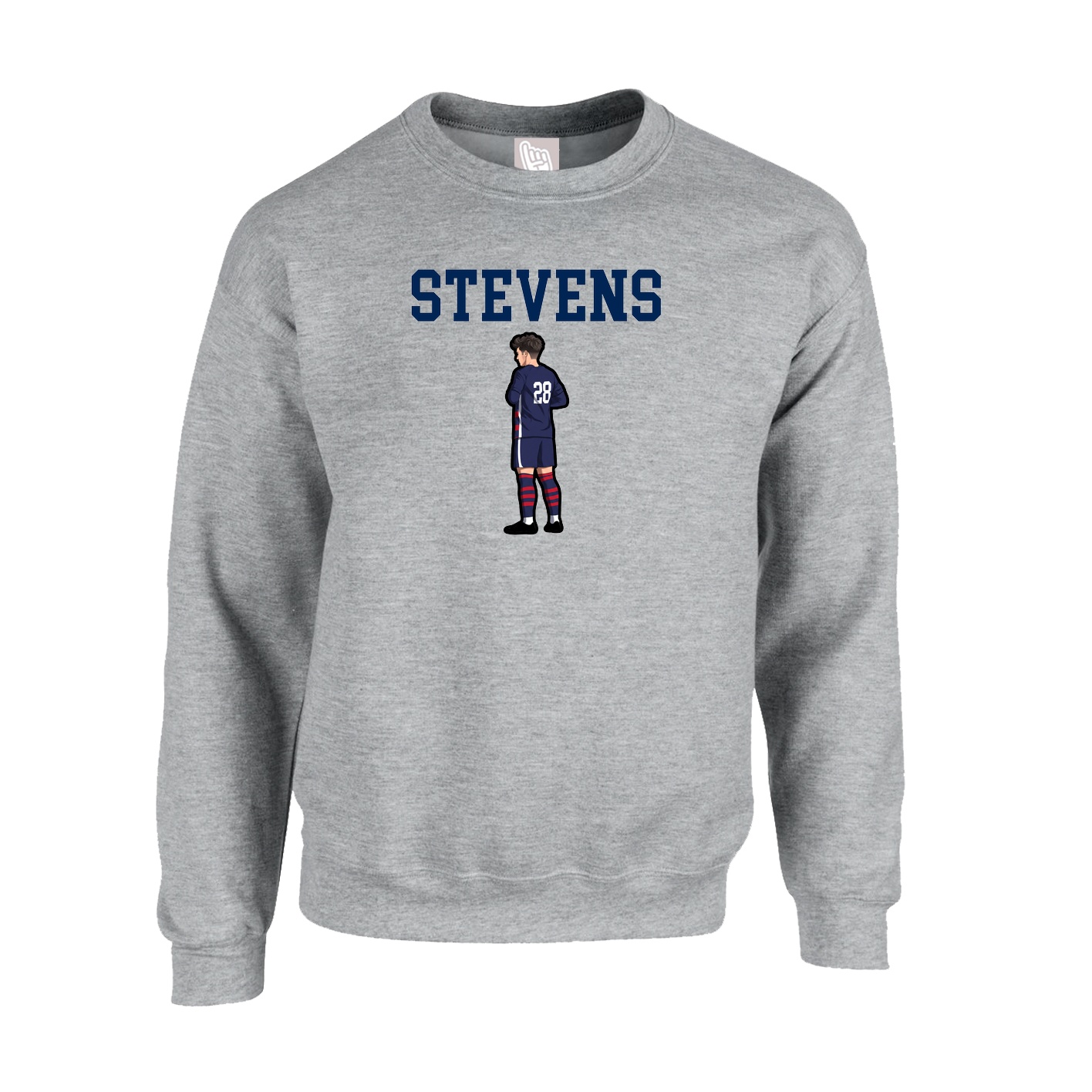 Fleece Crew — Shirsey in Grey