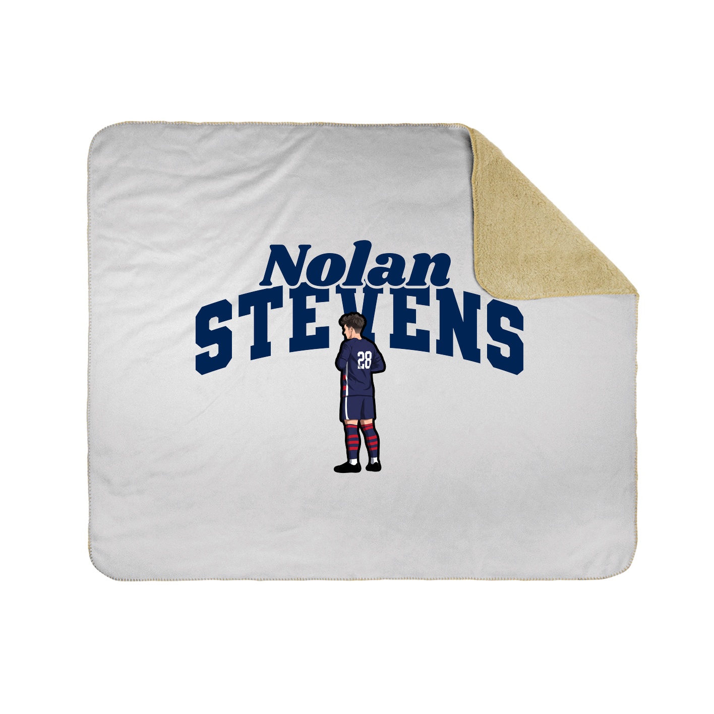 Throw Blanket — Signature Arch in White