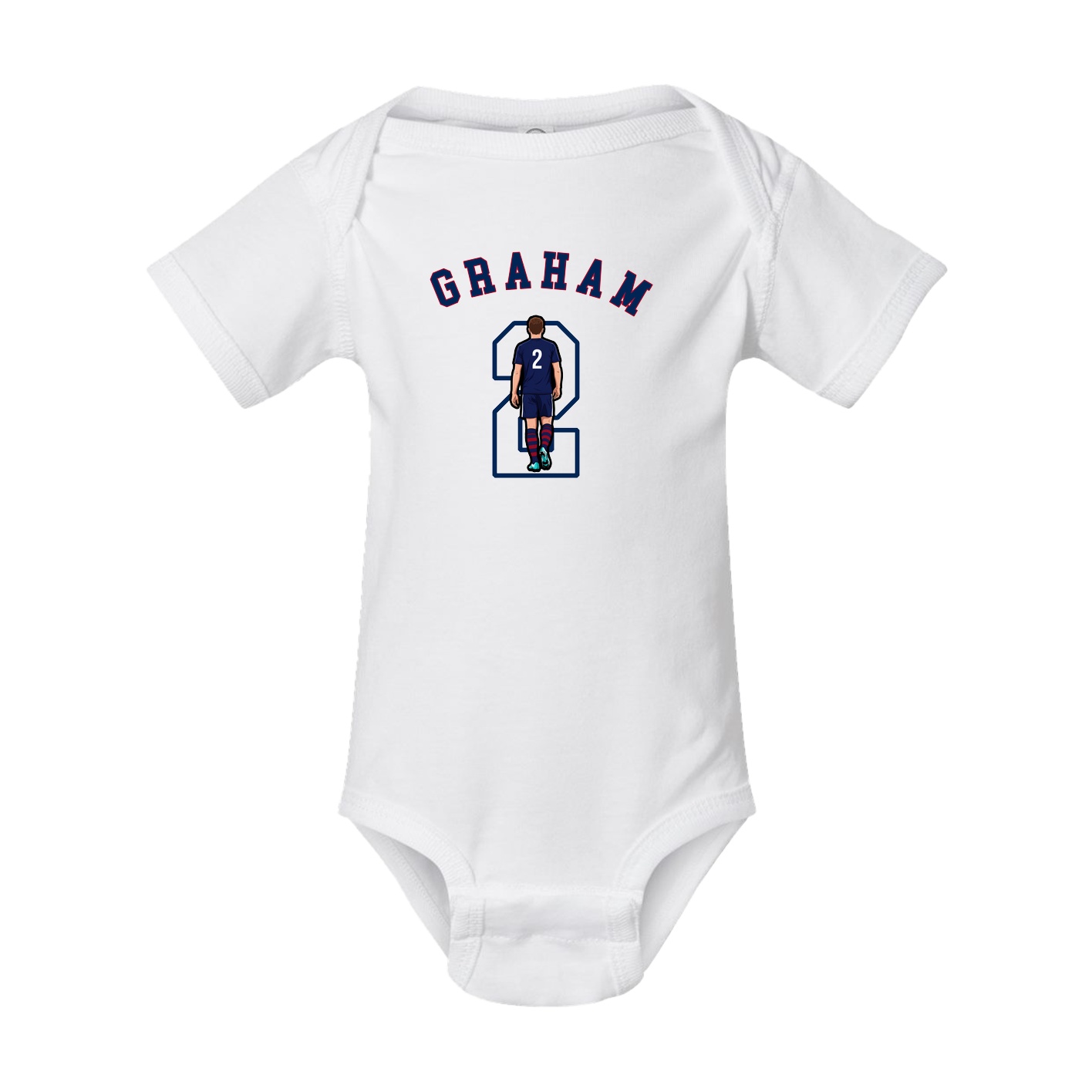 Baby Onesie — Shirsey Arch in White