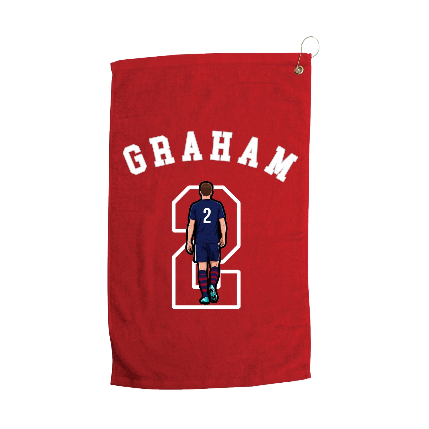 Golf Towel — Shirsey Arch in Red