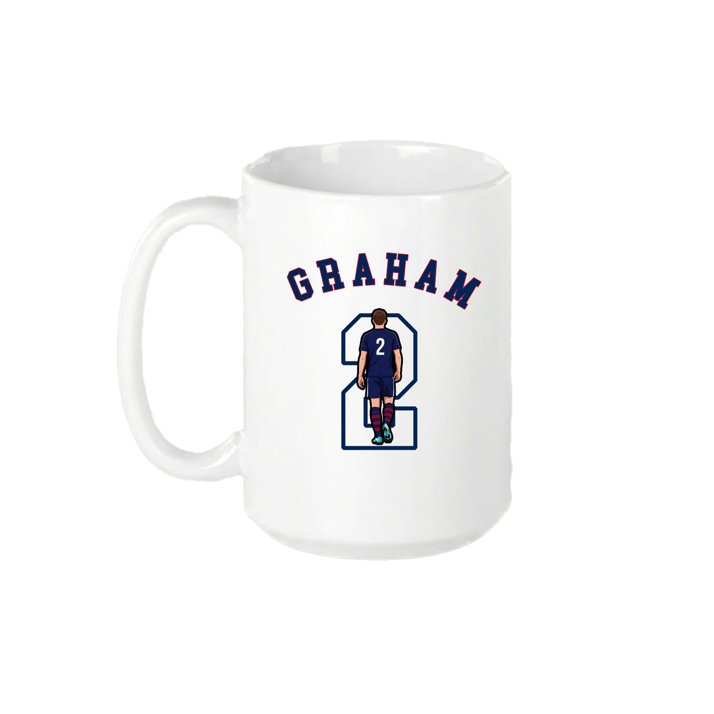 15oz Coffee Mug — Shirsey Arch in White
