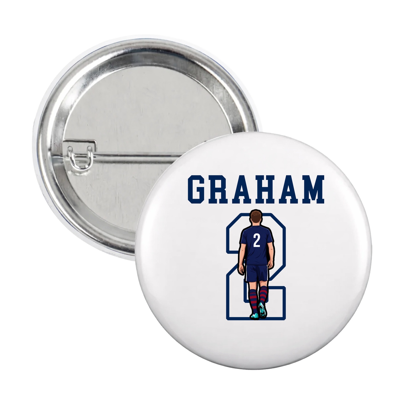 Game Day Button — Shirsey in White