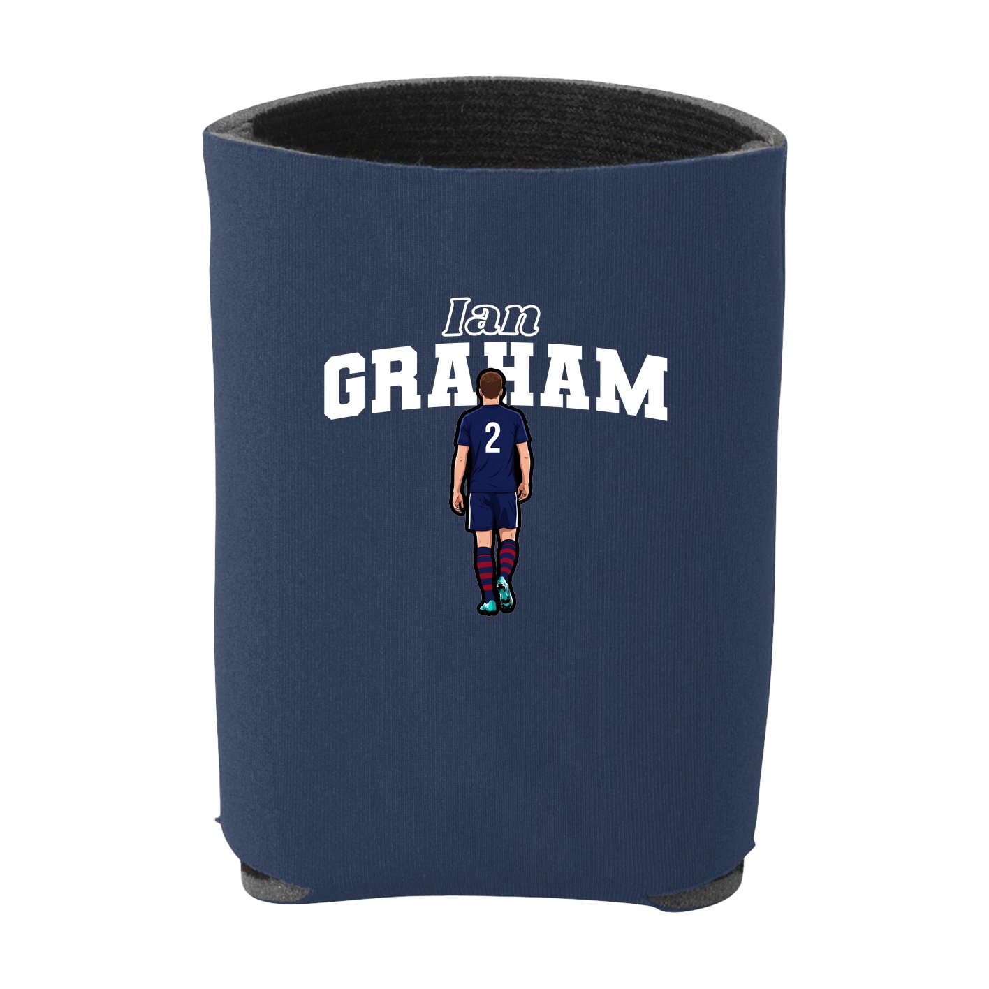 Can Holder — Name Arch in Navy