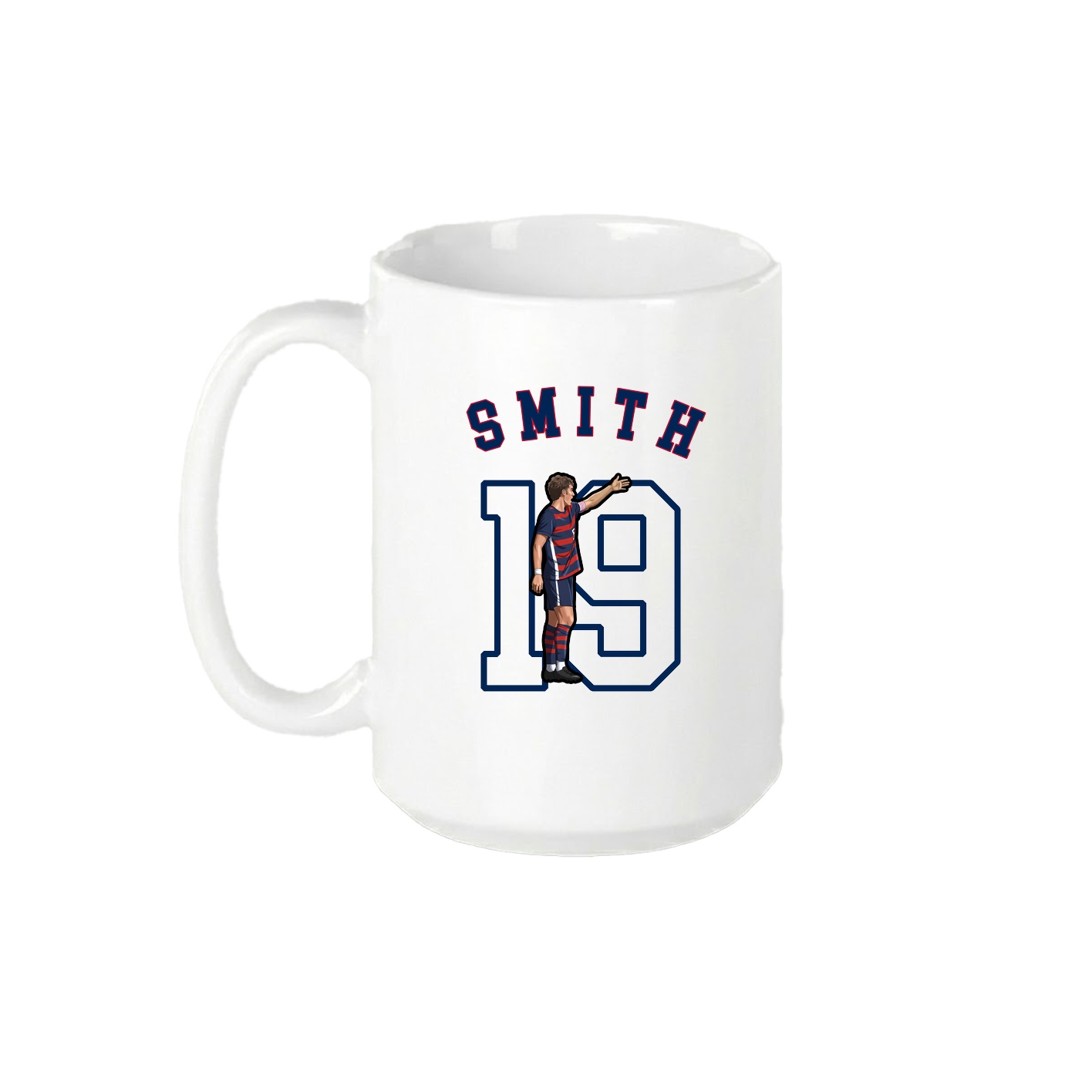 15oz Coffee Mug — Shirsey Arch in White