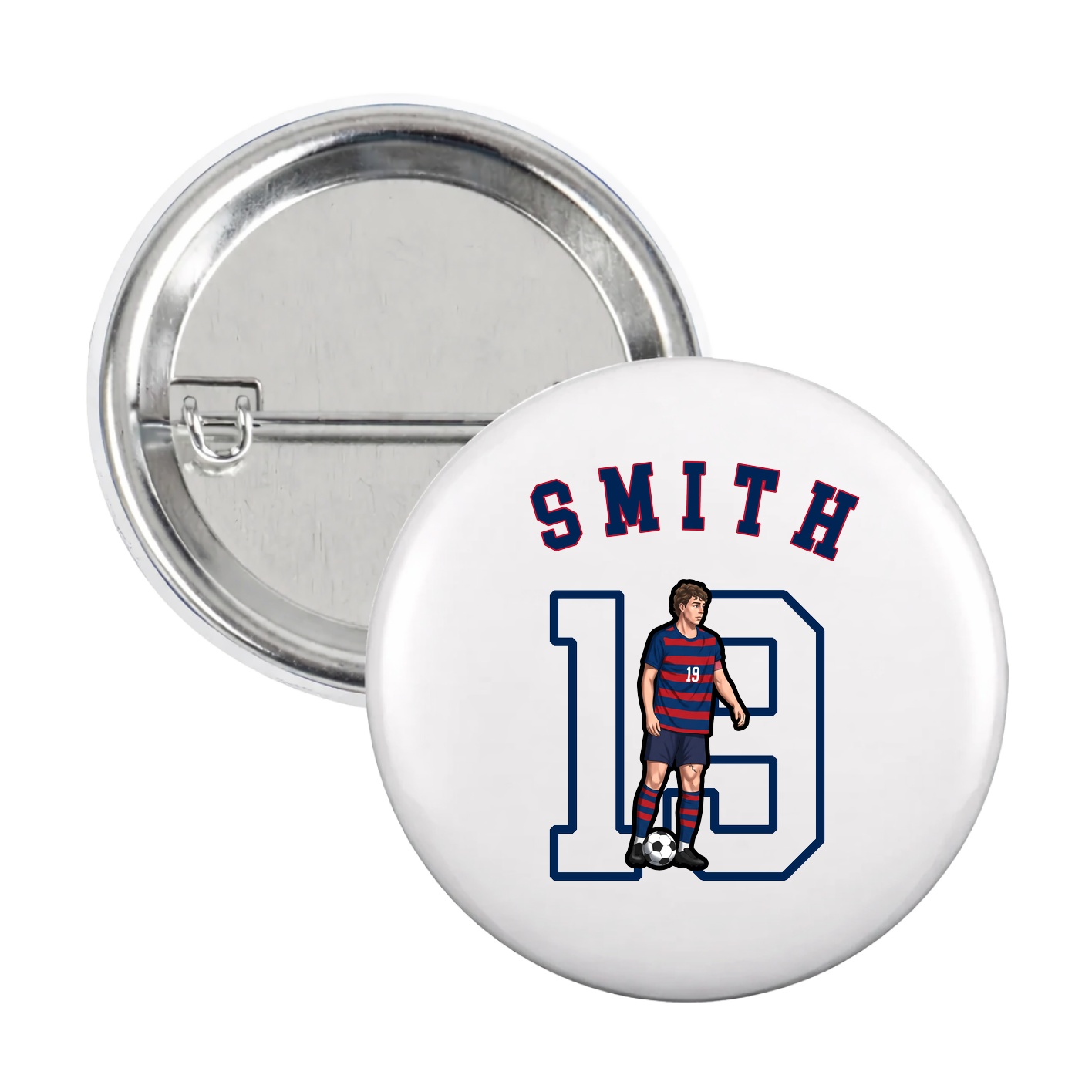 Game Day Button — Shirsey Arch in White