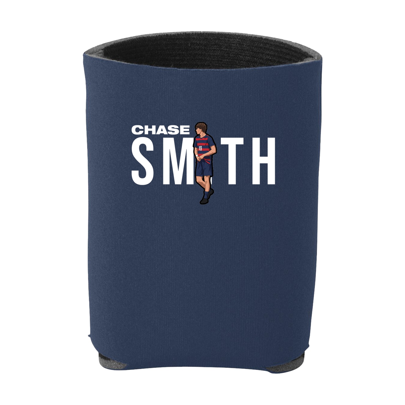 Can Holder — Player Name in Navy