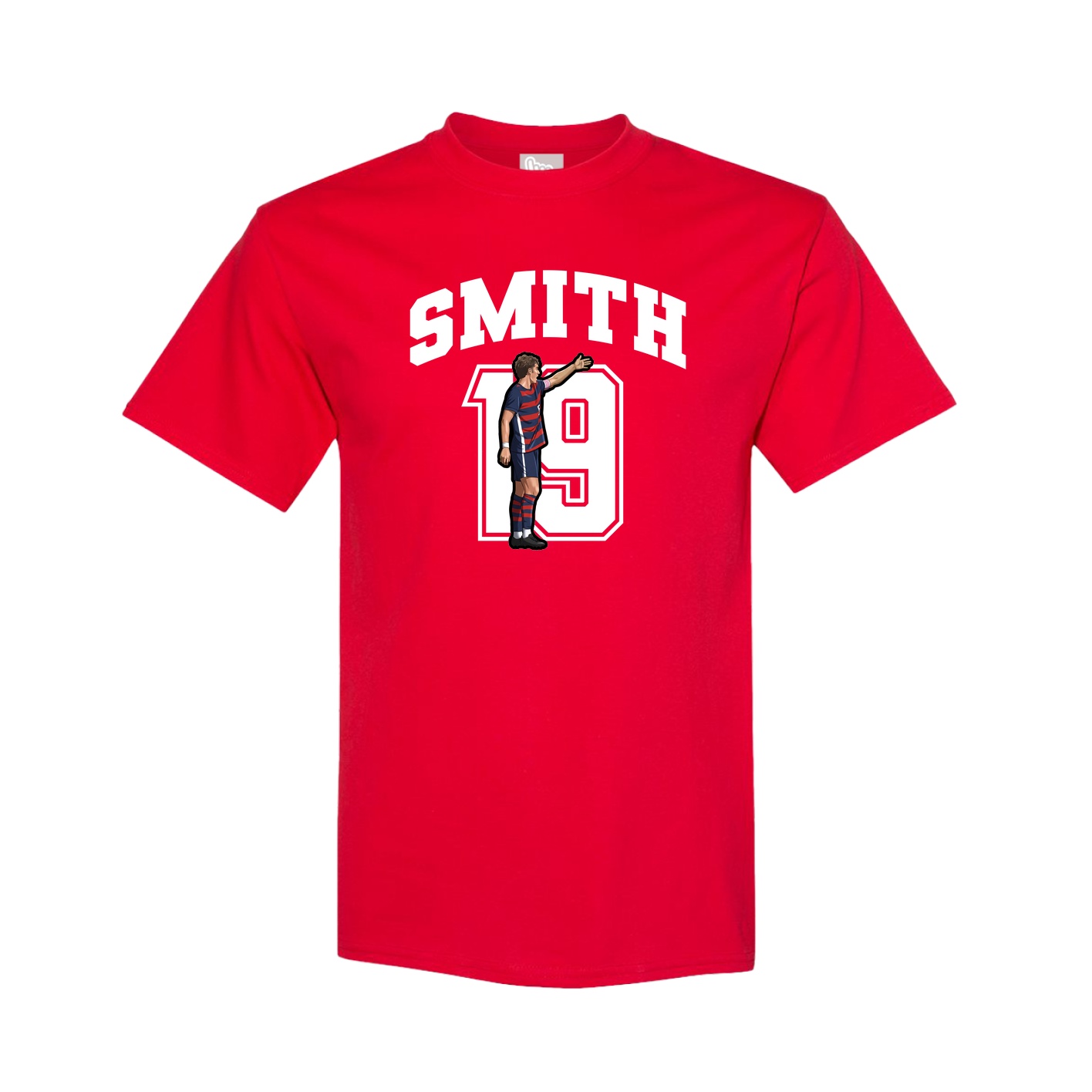 Youth Tee — Number in Red