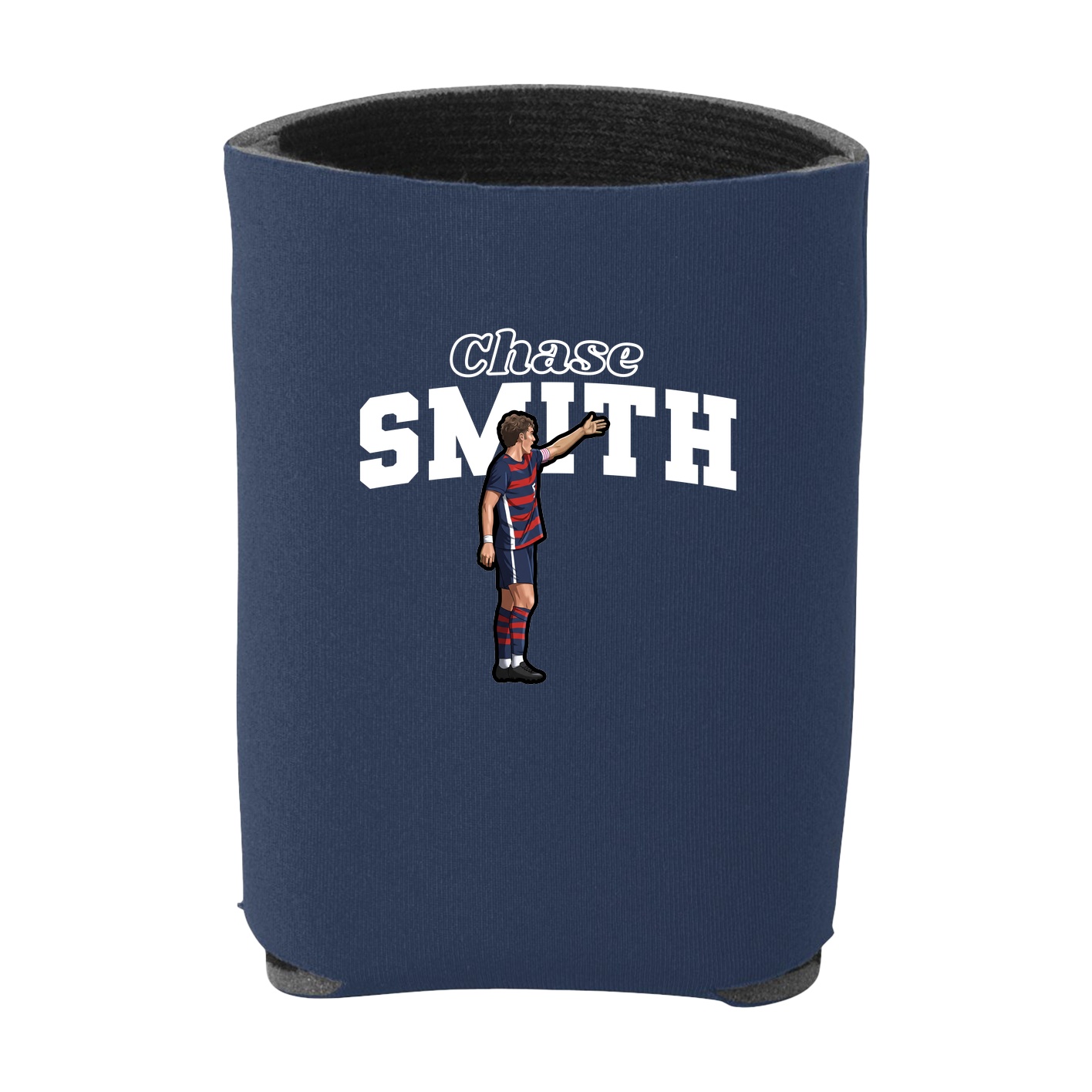 Can Holder — Name Arch in Navy