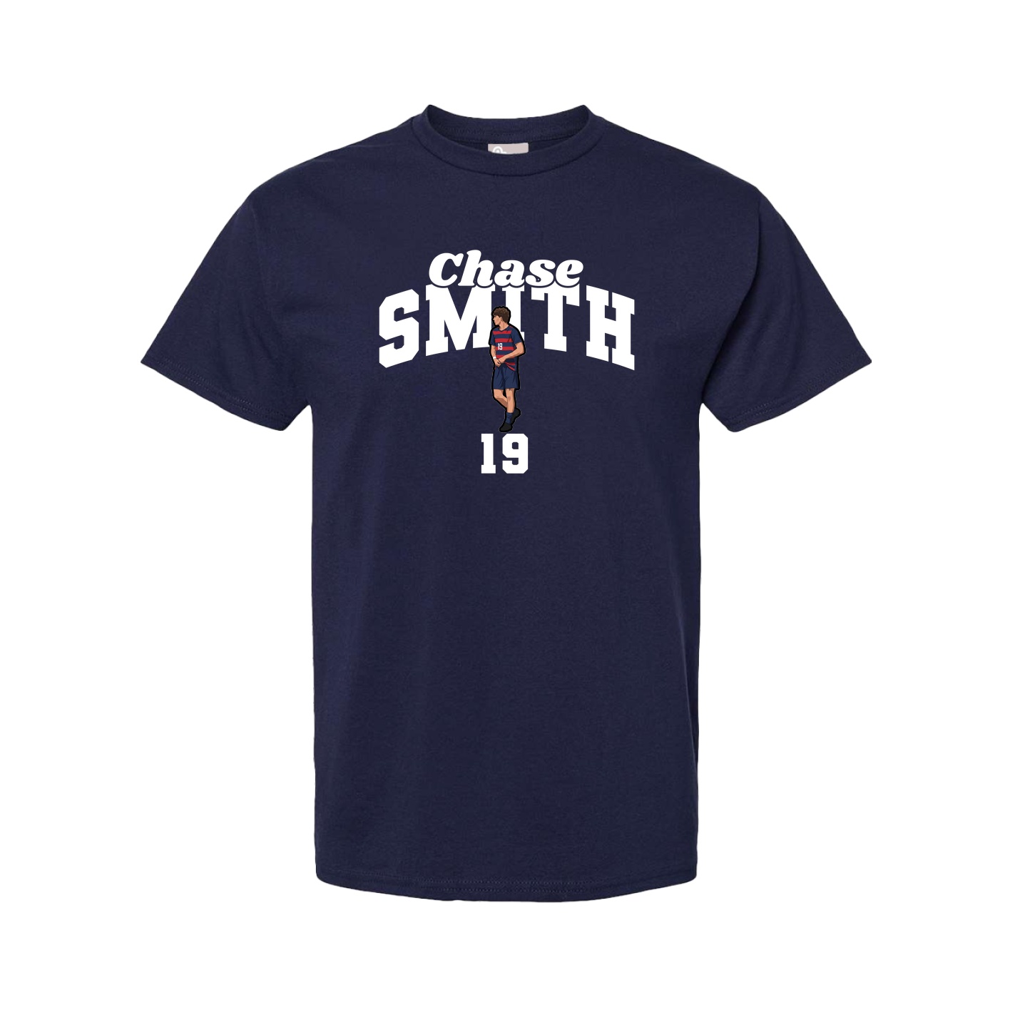 Tee — Signature Arch in Navy