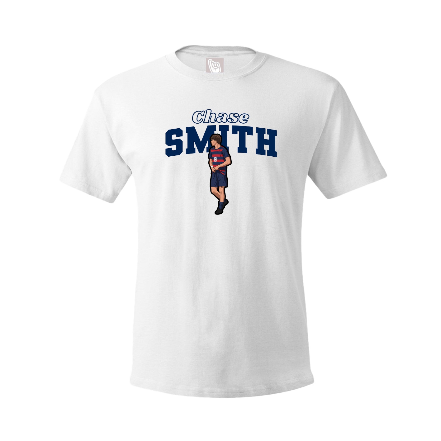 Tee — Name Arch in White