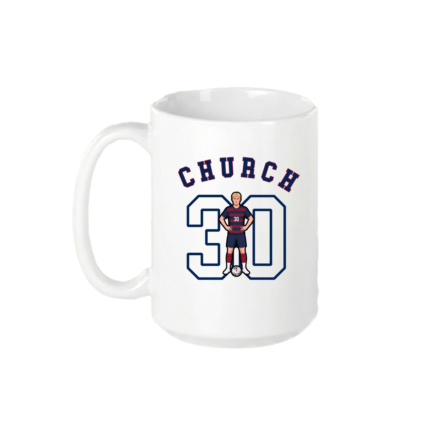 15oz Coffee Mug — Shirsey Arch in White
