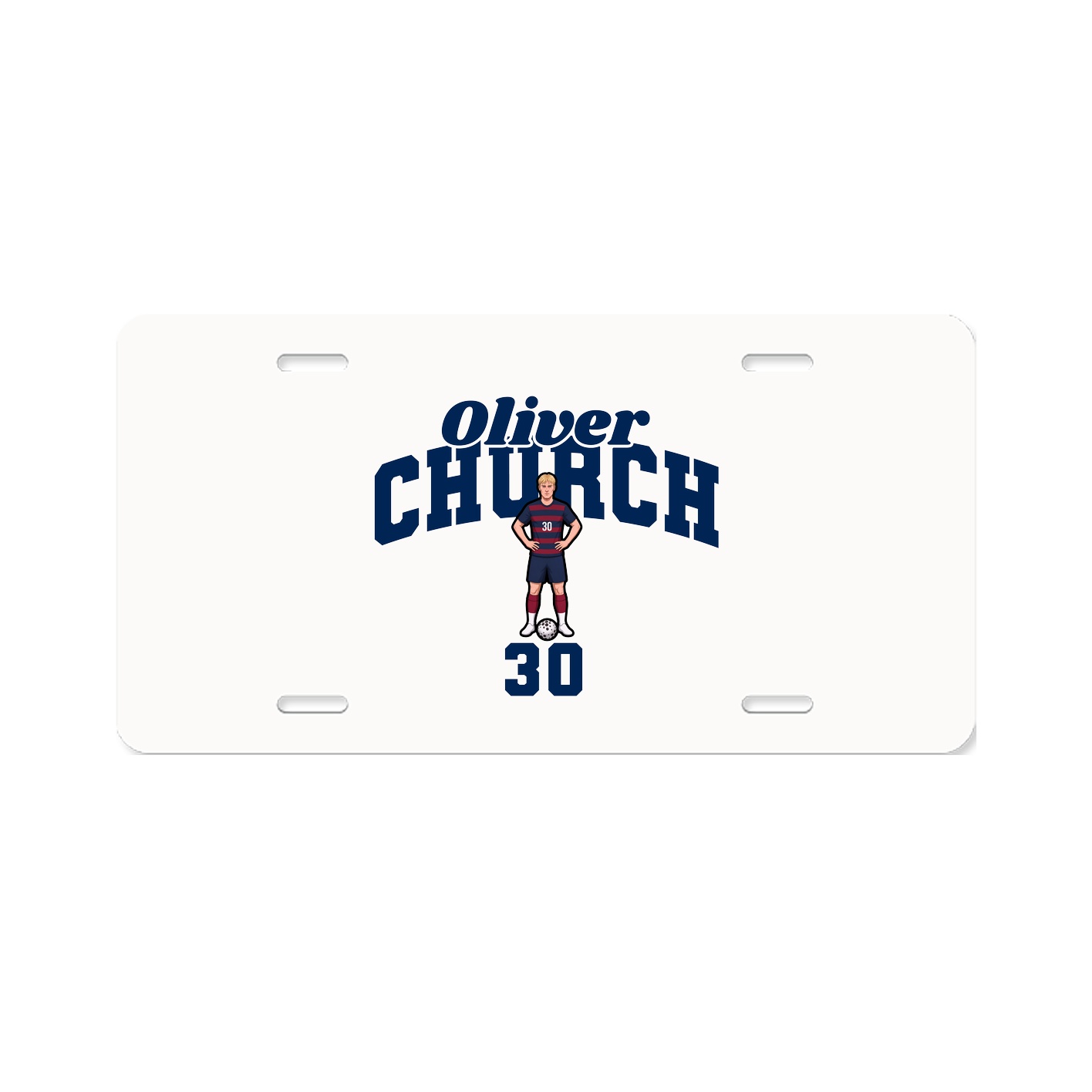 License Plate — Signature Arch in Classic