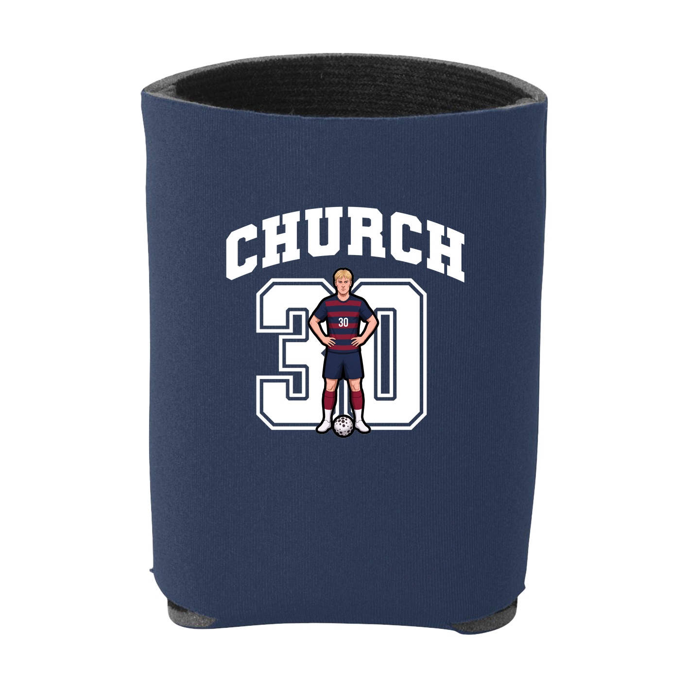 Can Holder — Number in Navy