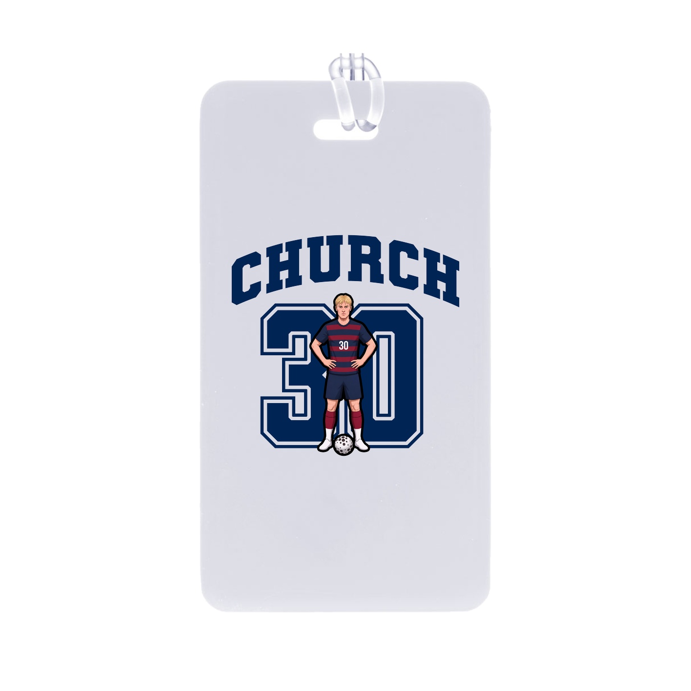 Bag Tag — Number in Classic