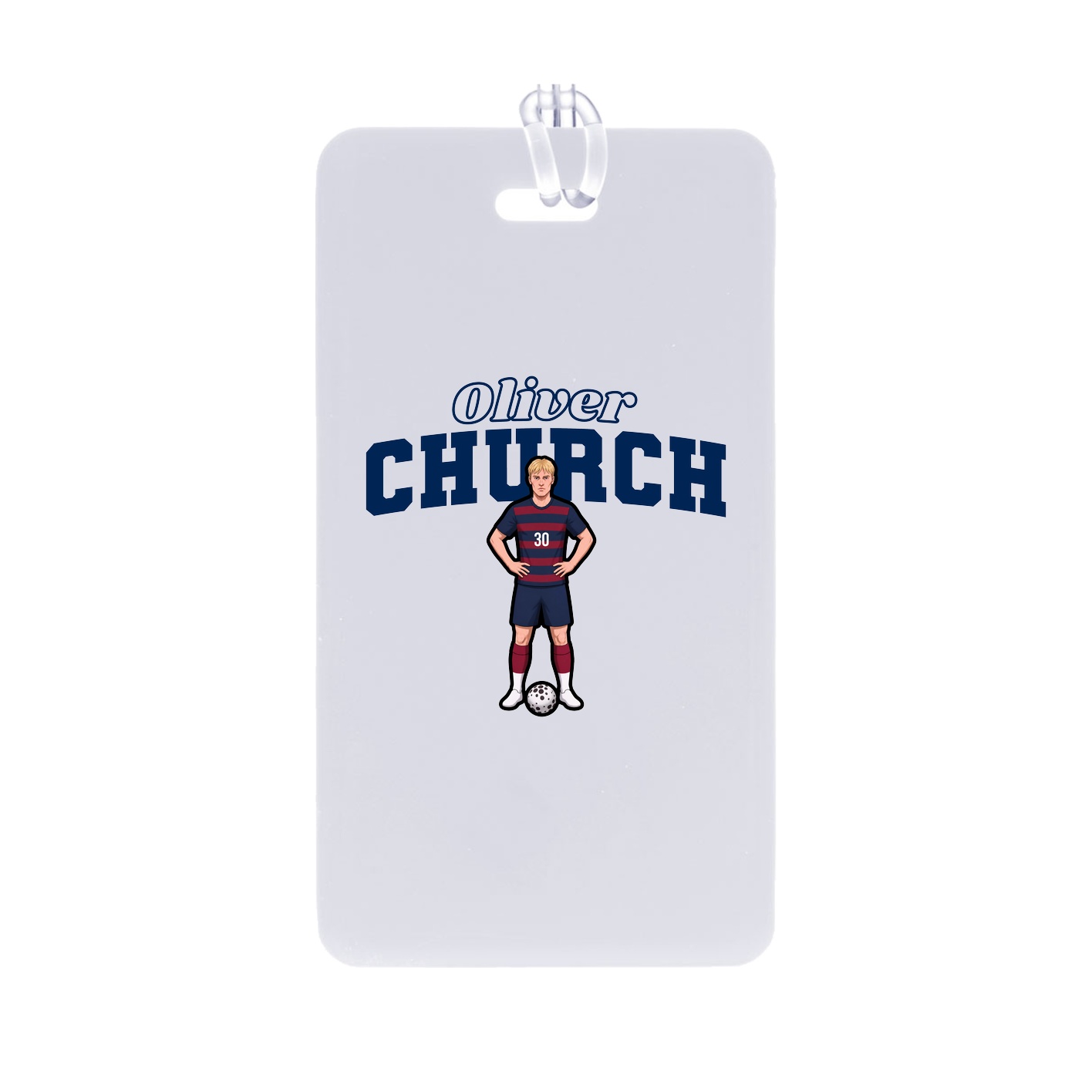 Bag Tag — Name Arch in Classic