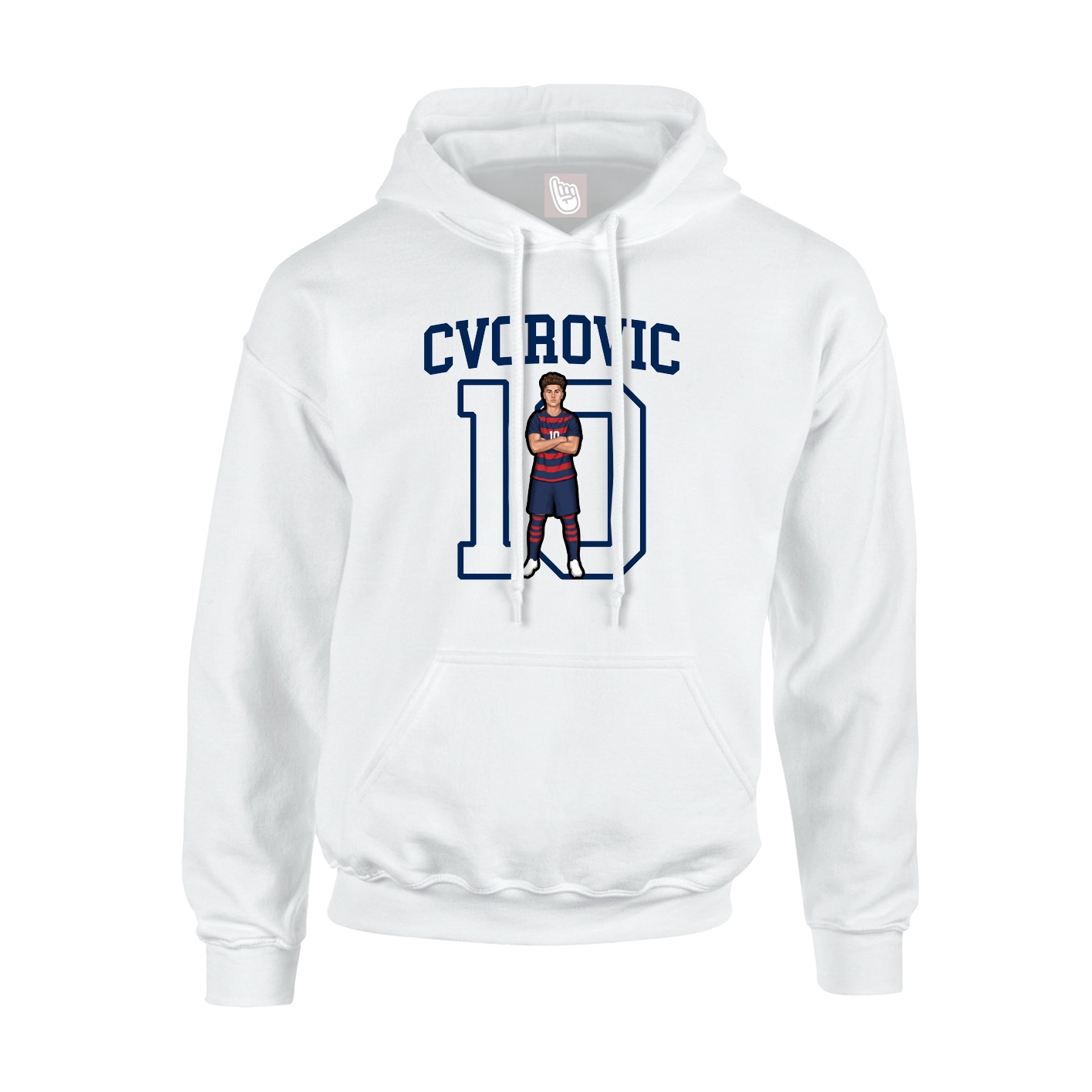 Hoodie — Shirsey in White