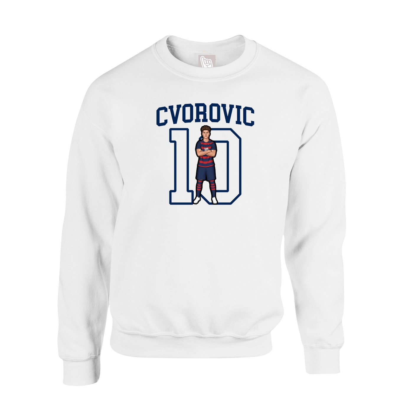 Fleece Crew — Shirsey in White