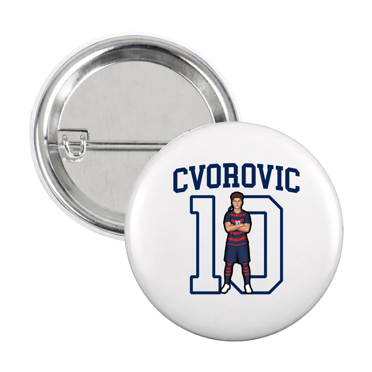 Game Day Button — Shirsey in White