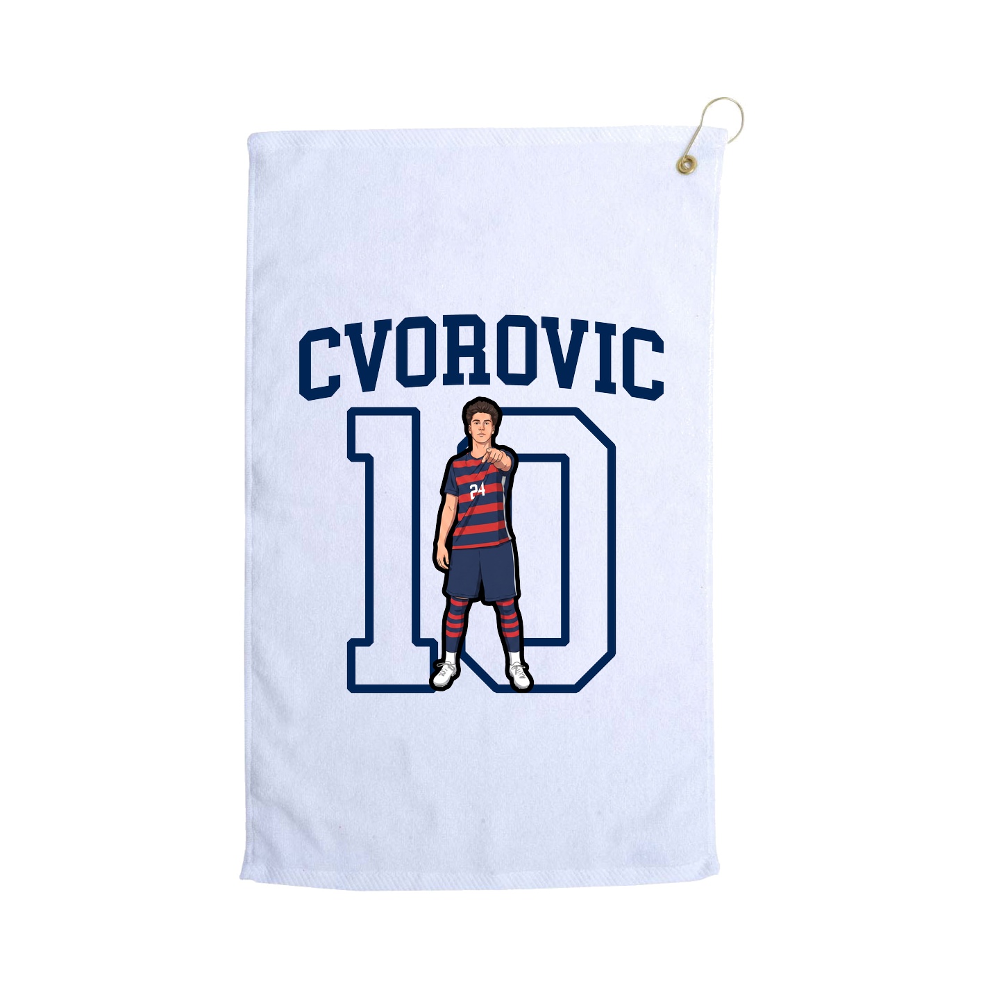 Golf Towel — Shirsey in White