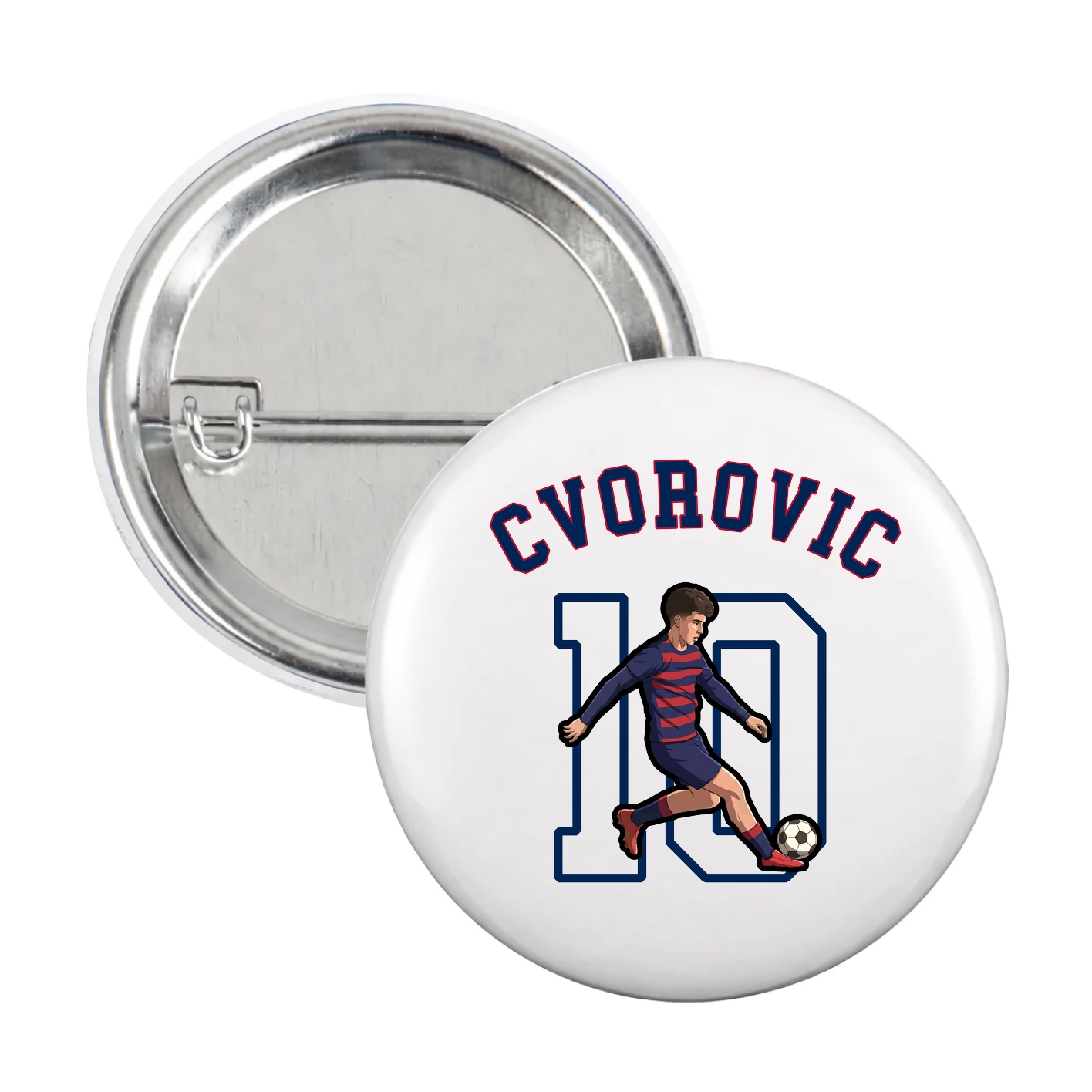 Game Day Button — Shirsey Arch in White