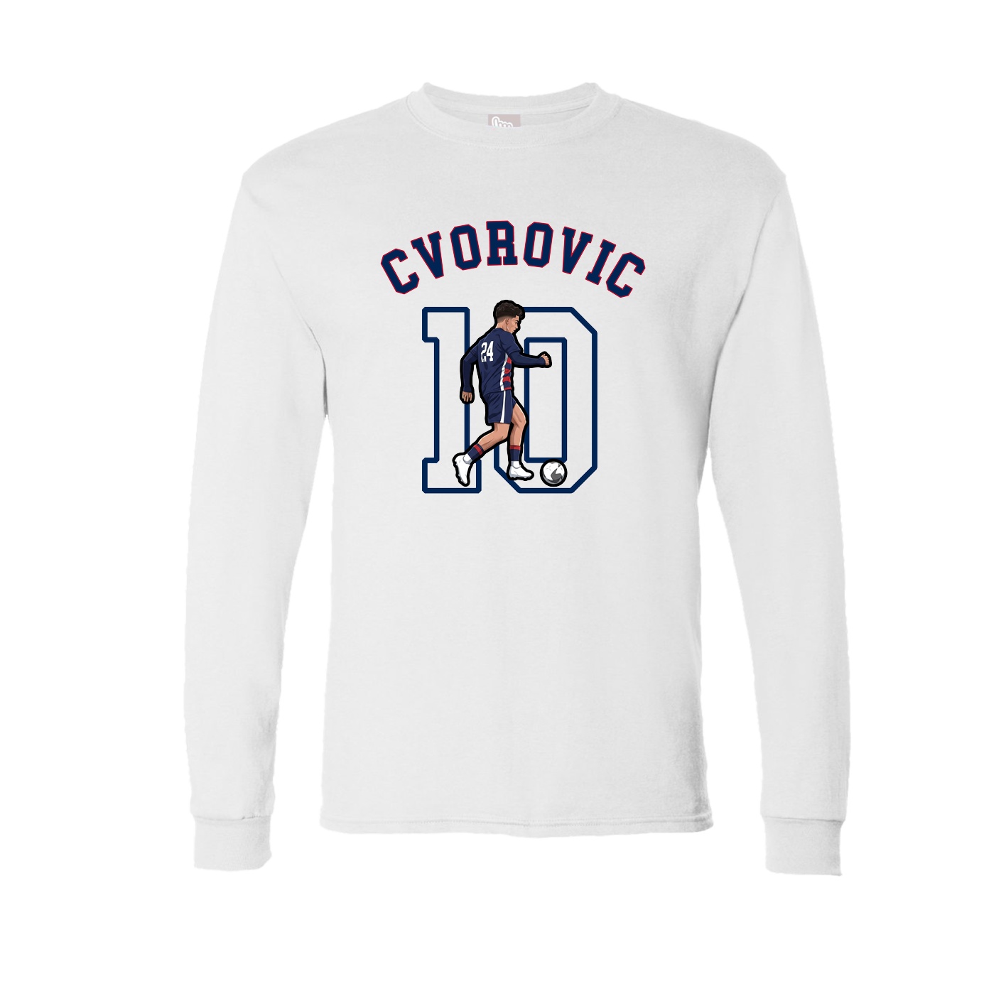 Long Sleeve Tee — Shirsey Arch in White