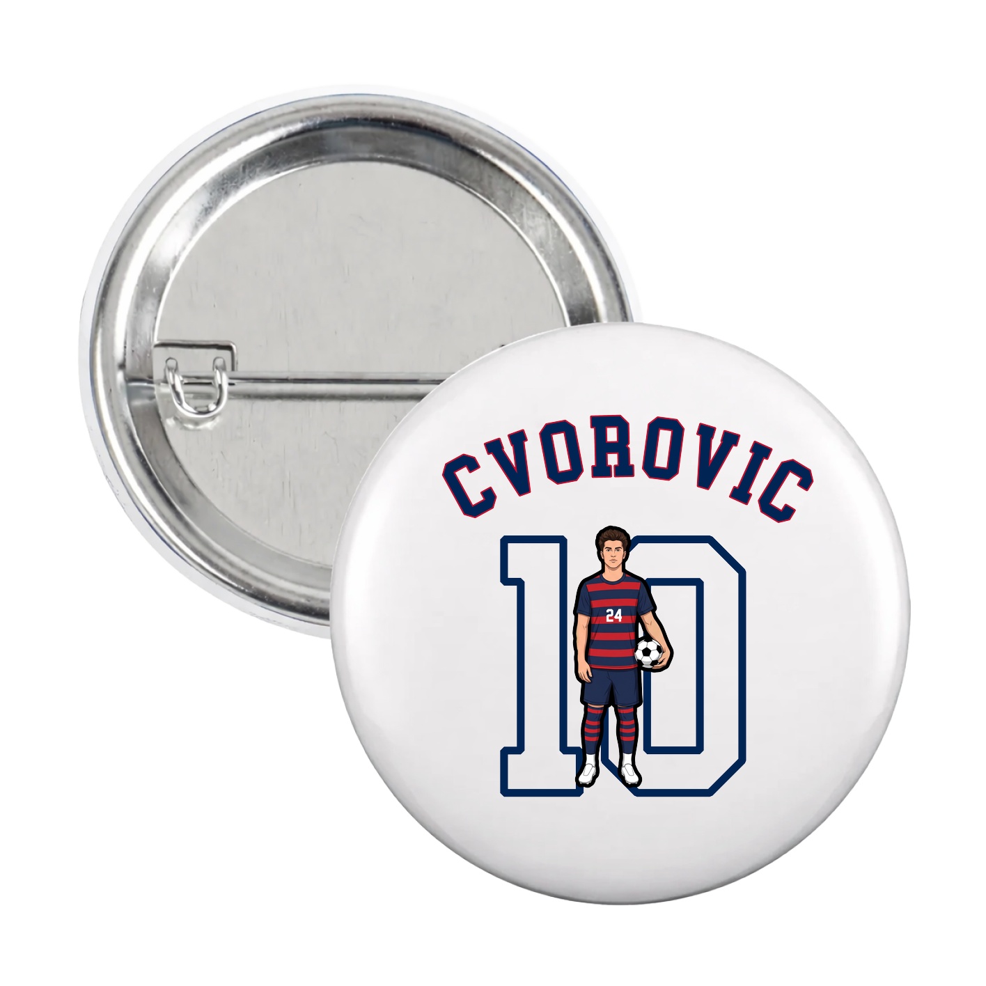 Game Day Button — Shirsey Arch in White