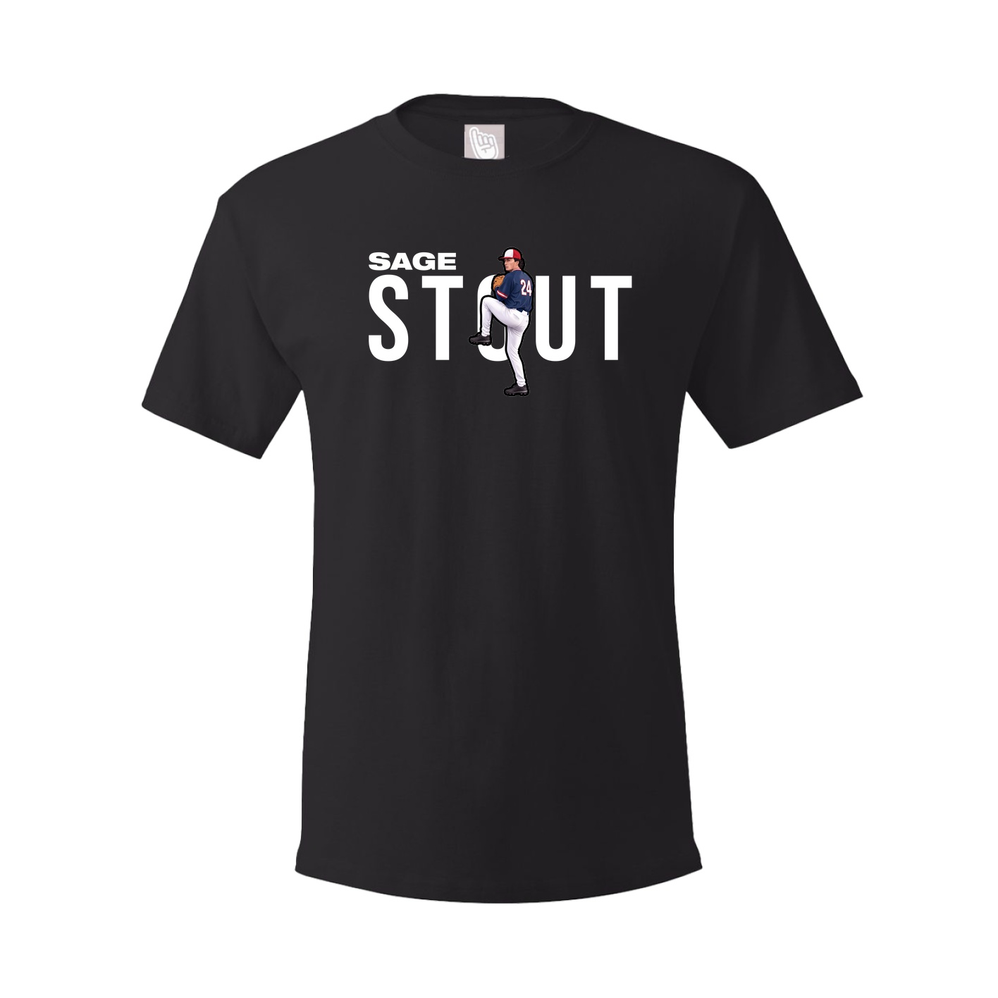 Youth Tee — Player Name in Black